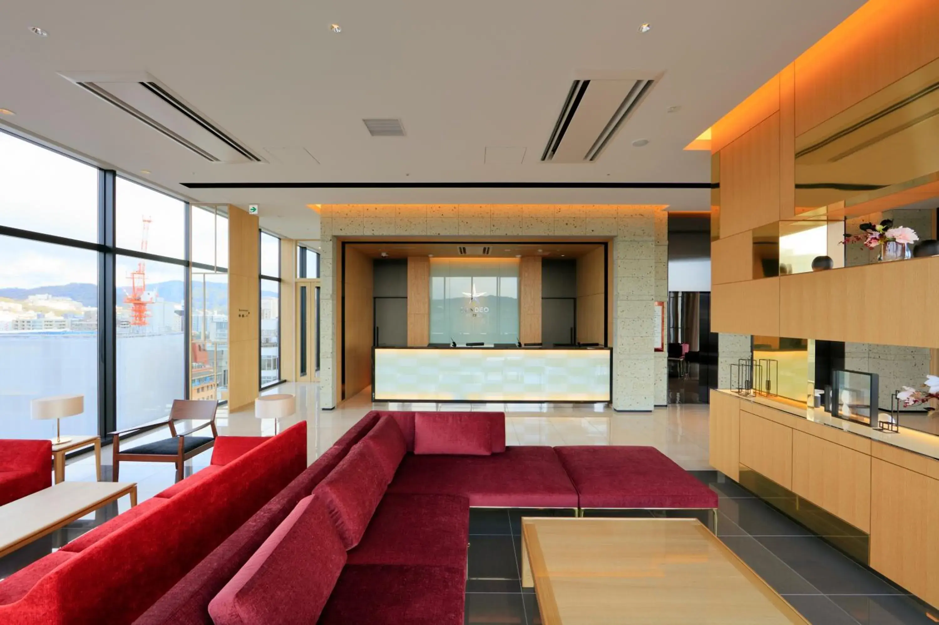 Lobby or reception in Candeo Hotels Hiroshima Hatchobori Lobby or reception in Candeo Hotels Hiroshima Hatchobori