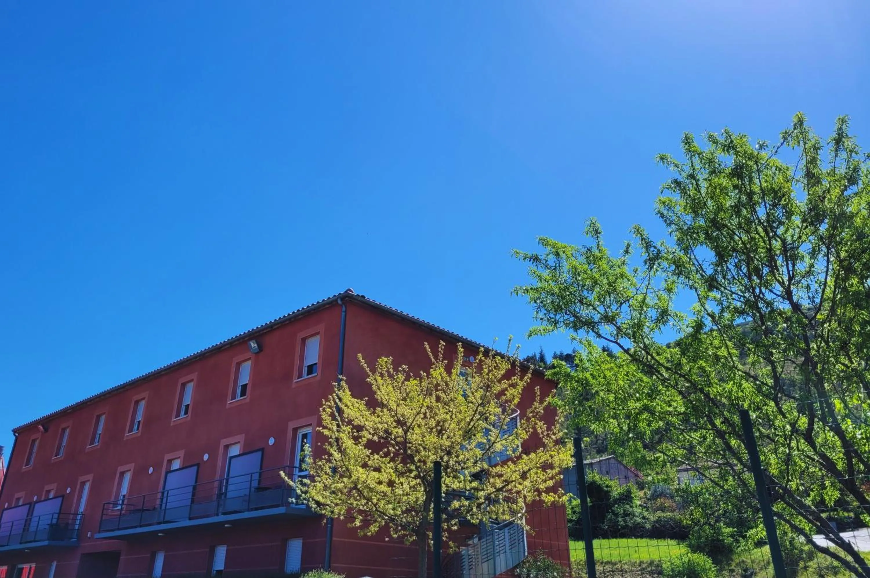 Bedroom in Hotel Restaurant Les Chataigniers