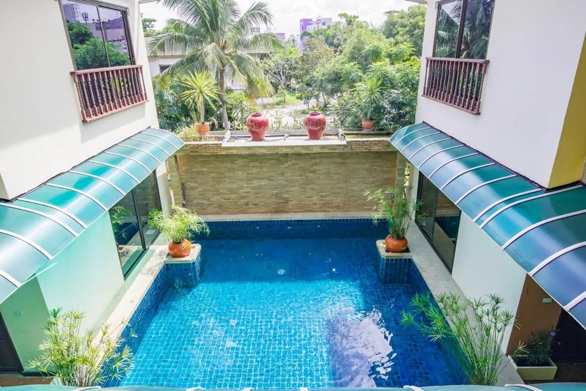 Pool view in Evergreen boutique Hua Hin