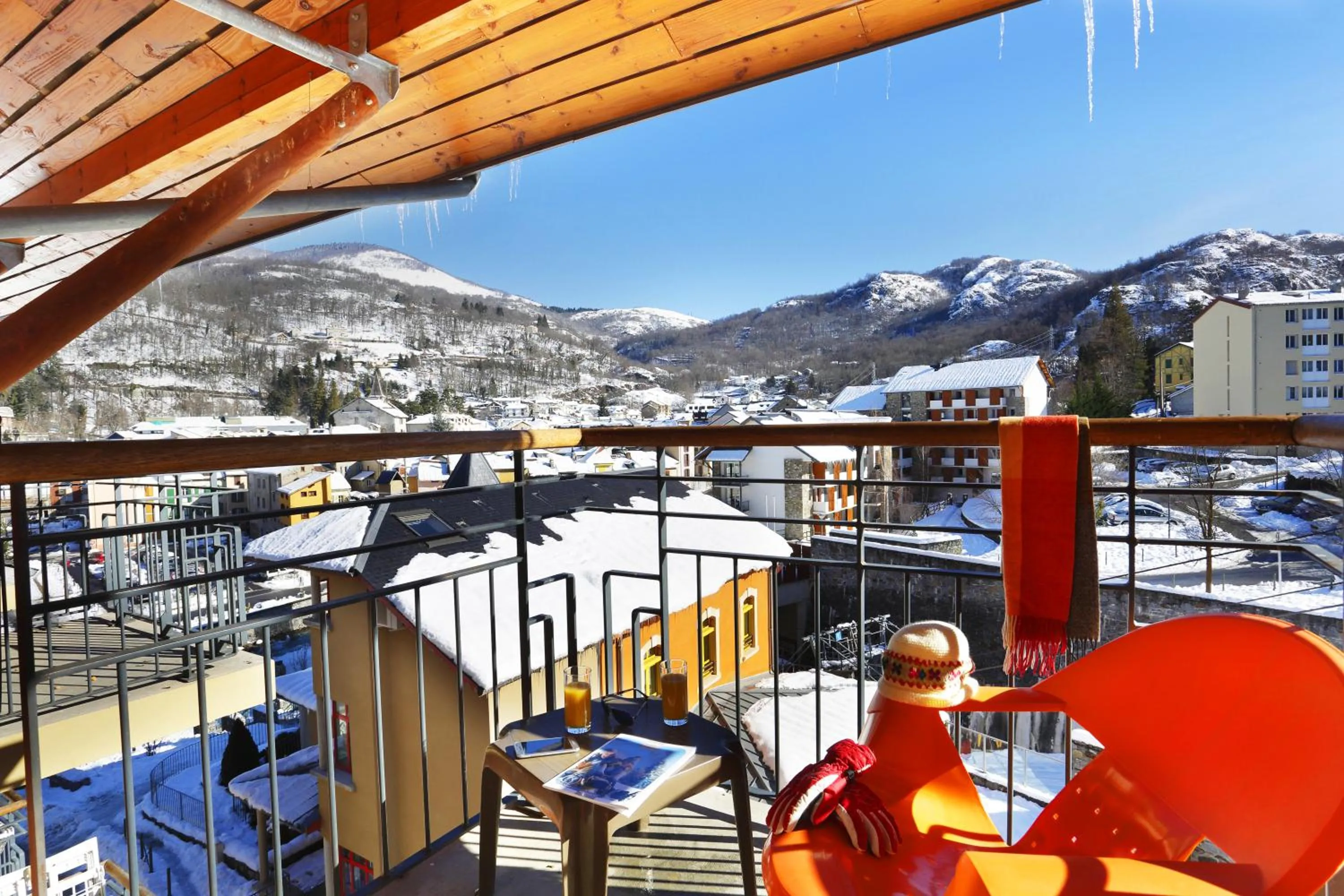 Balcony/Terrace in Résidence Néméa Les Grands Ax