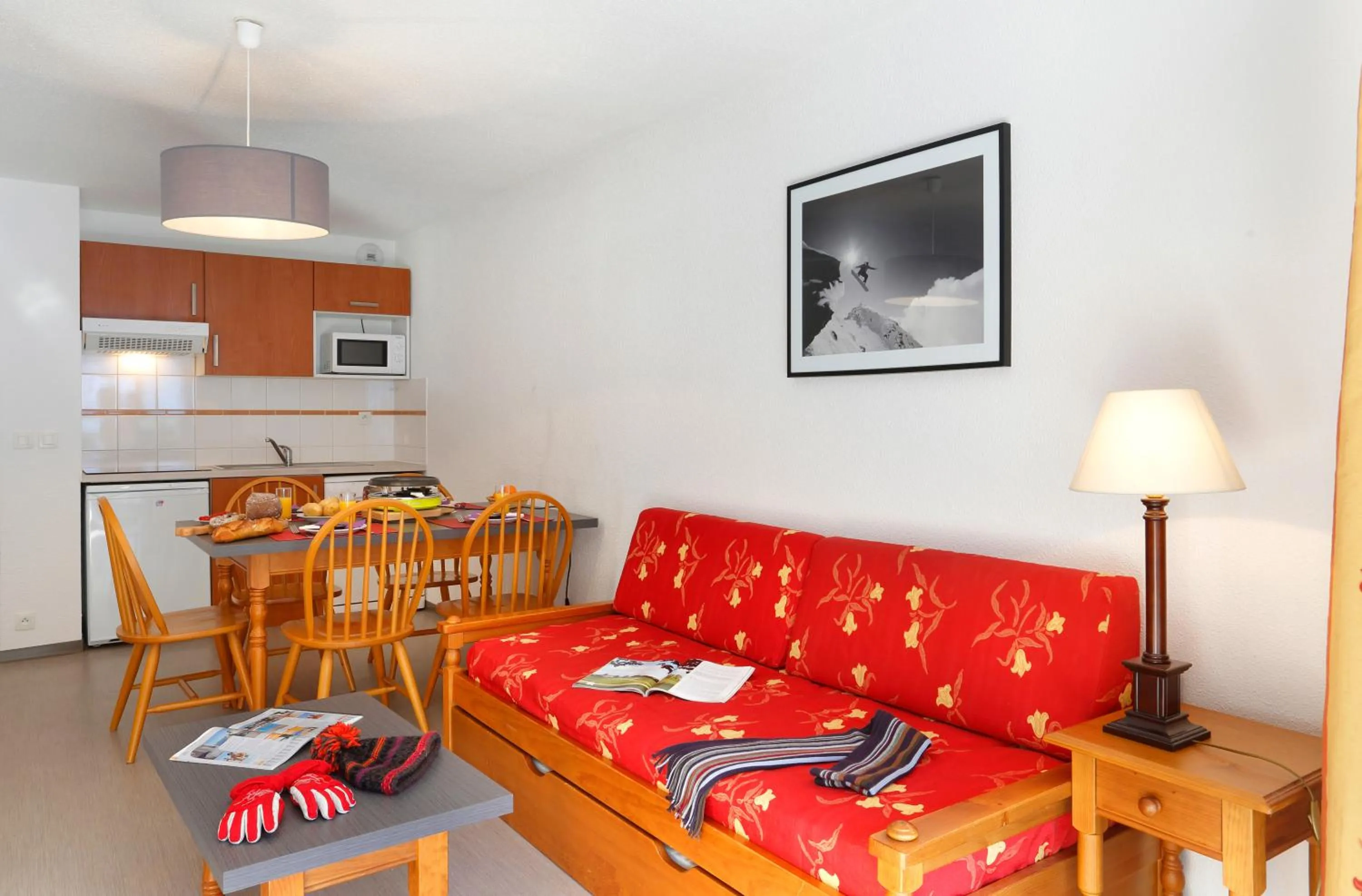 Kitchen or kitchenette in Résidence Néméa Les Grands Ax