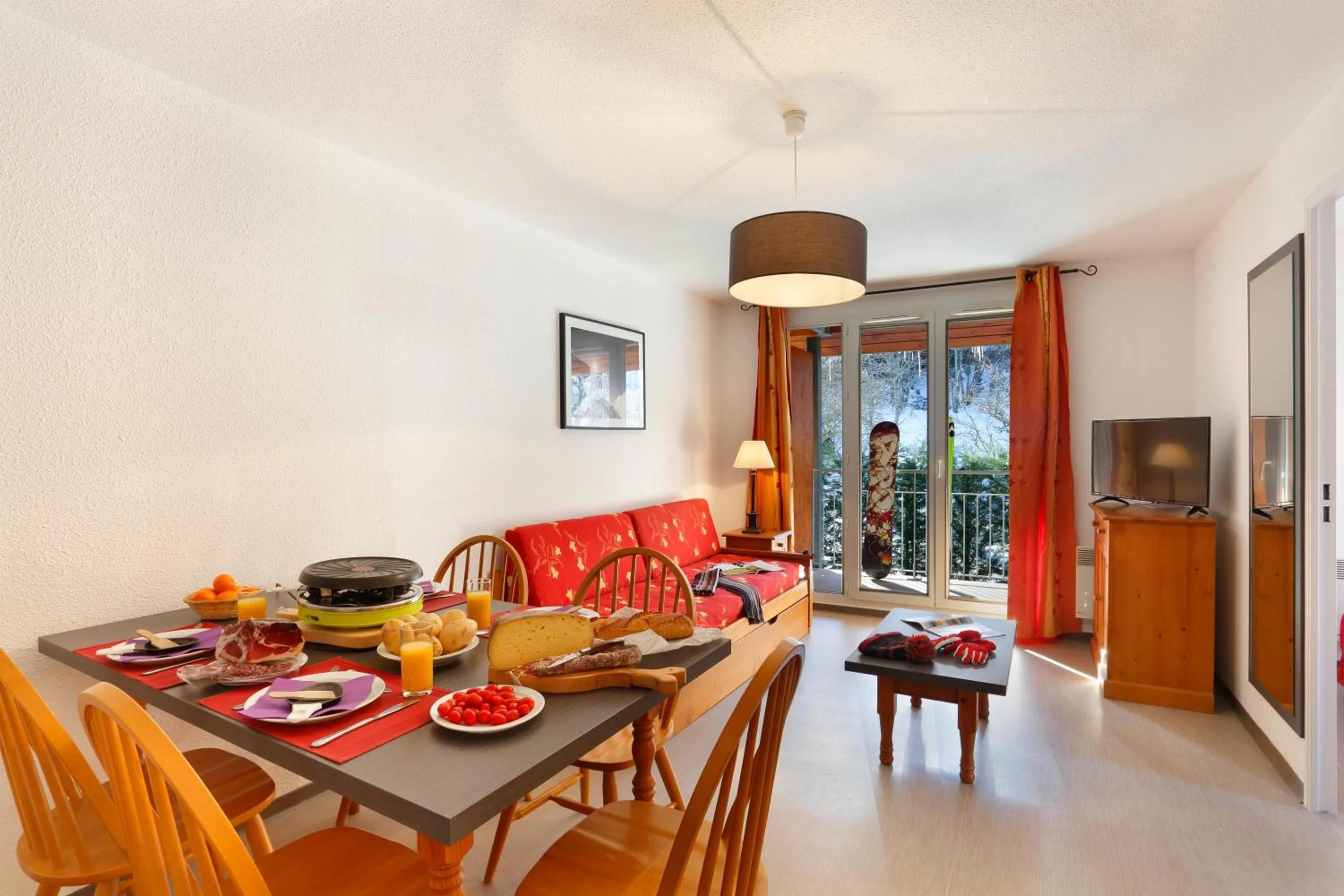 Living room in Résidence Néméa Les Grands Ax