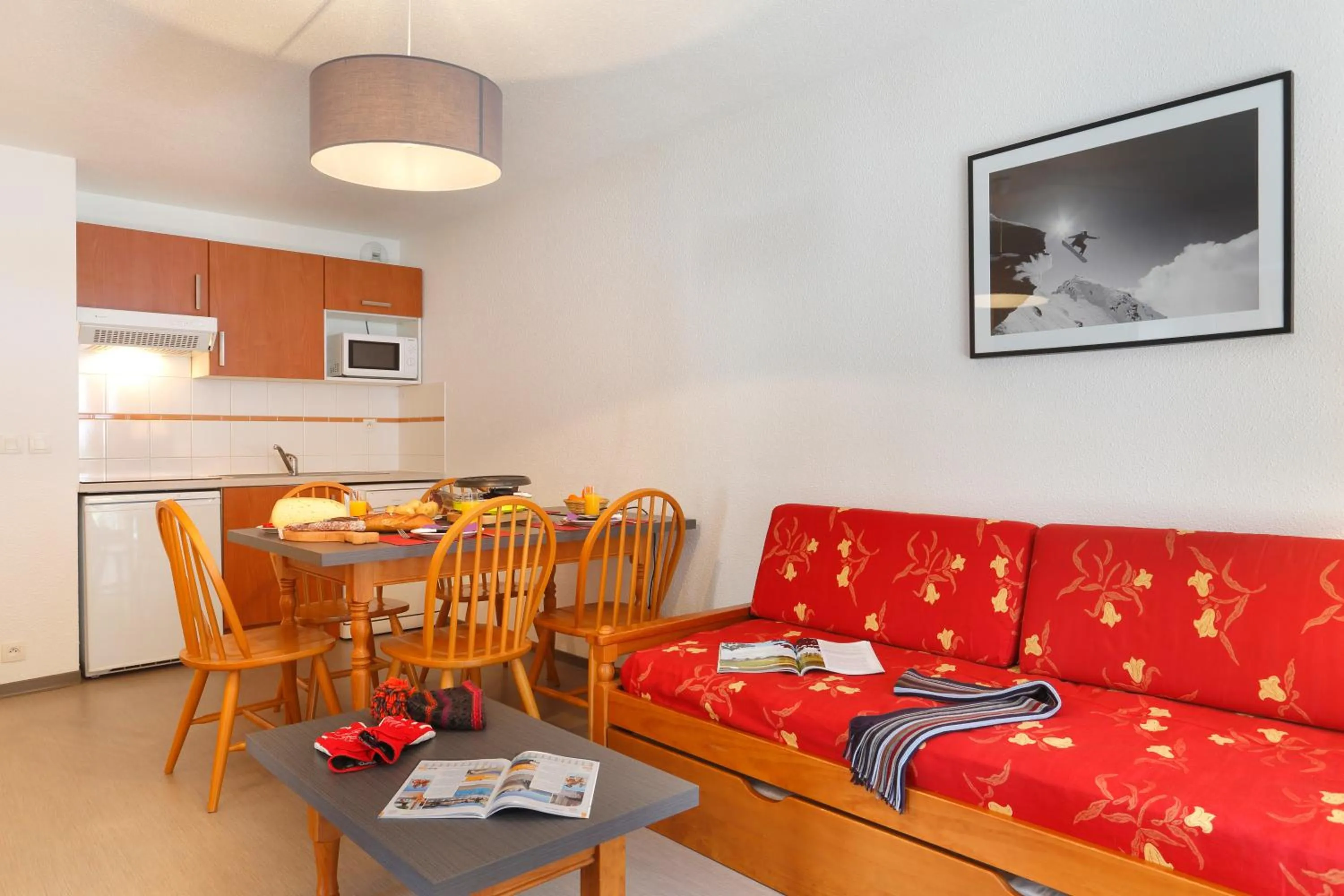 Kitchen or kitchenette in Résidence Néméa Les Grands Ax