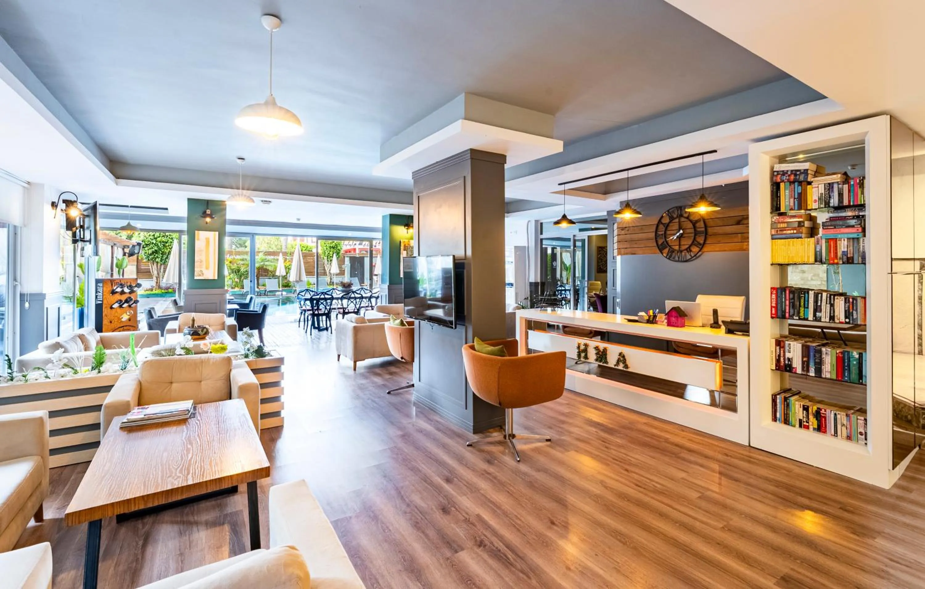 Library in HMA Hotel & Suites