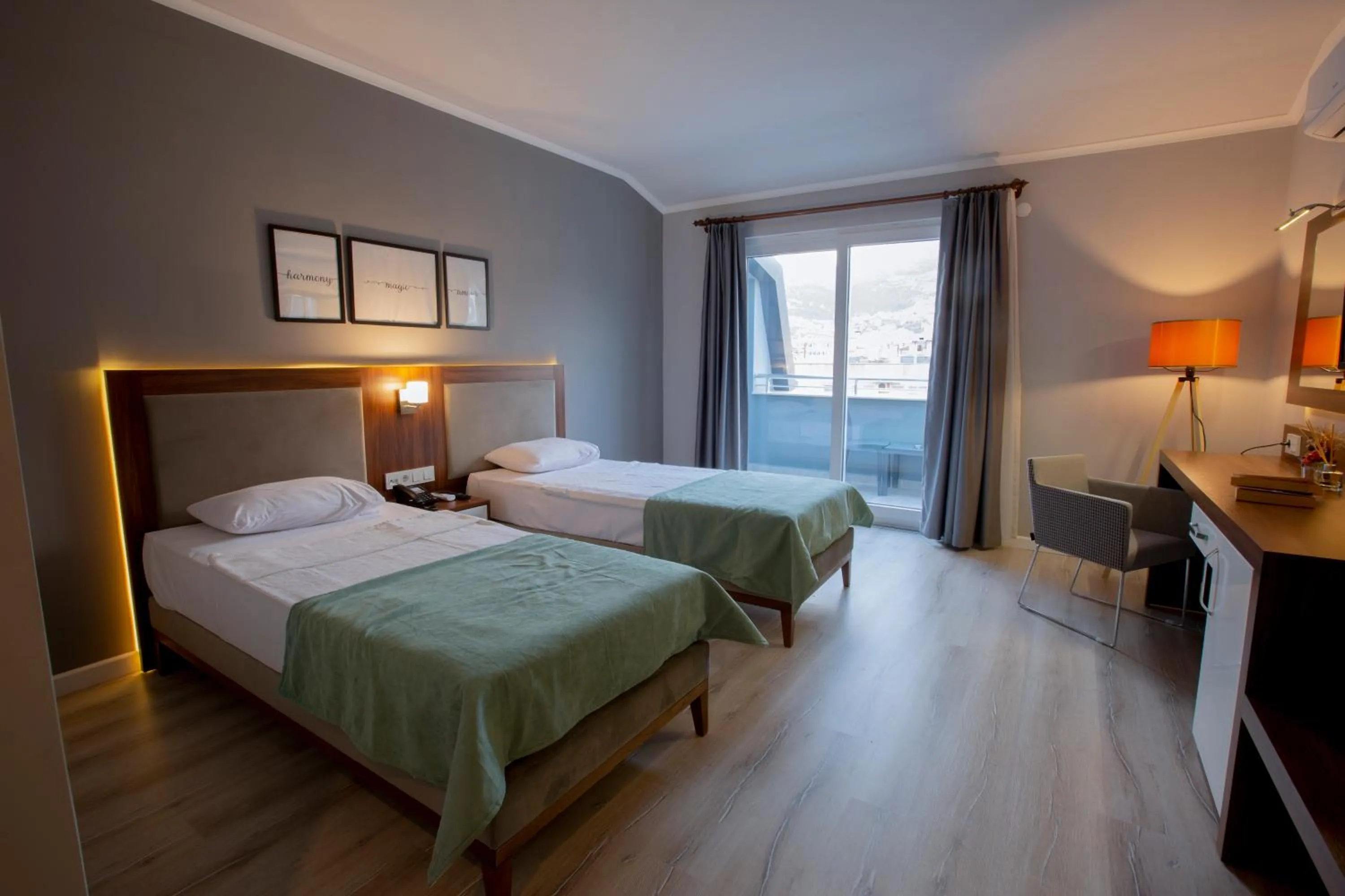 Photo of the whole room, Bed in HMA Hotel & Suites