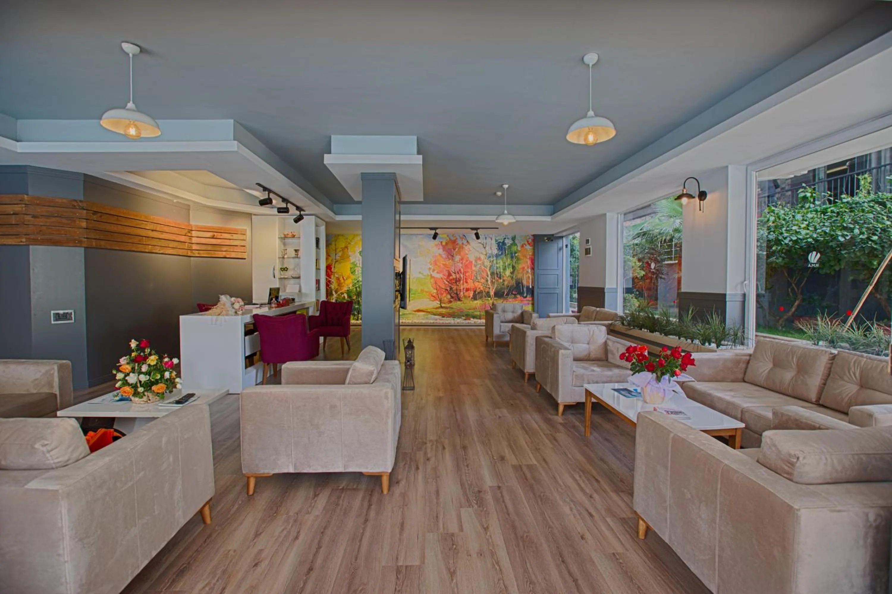 Lobby or reception in HMA Hotel & Suites