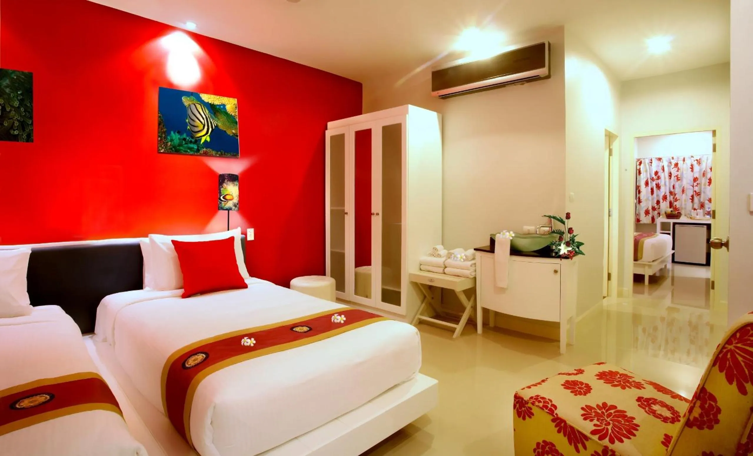 Bed in The Beach Boutique House