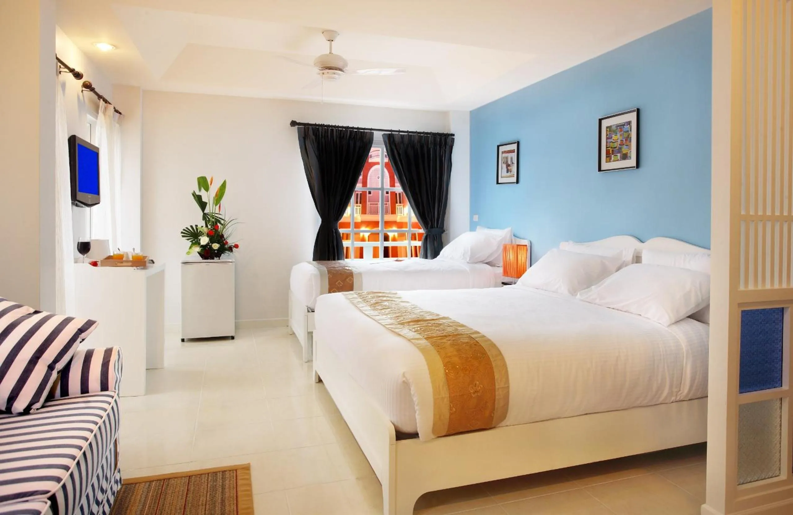 Bedroom, Bed in The Beach Boutique House