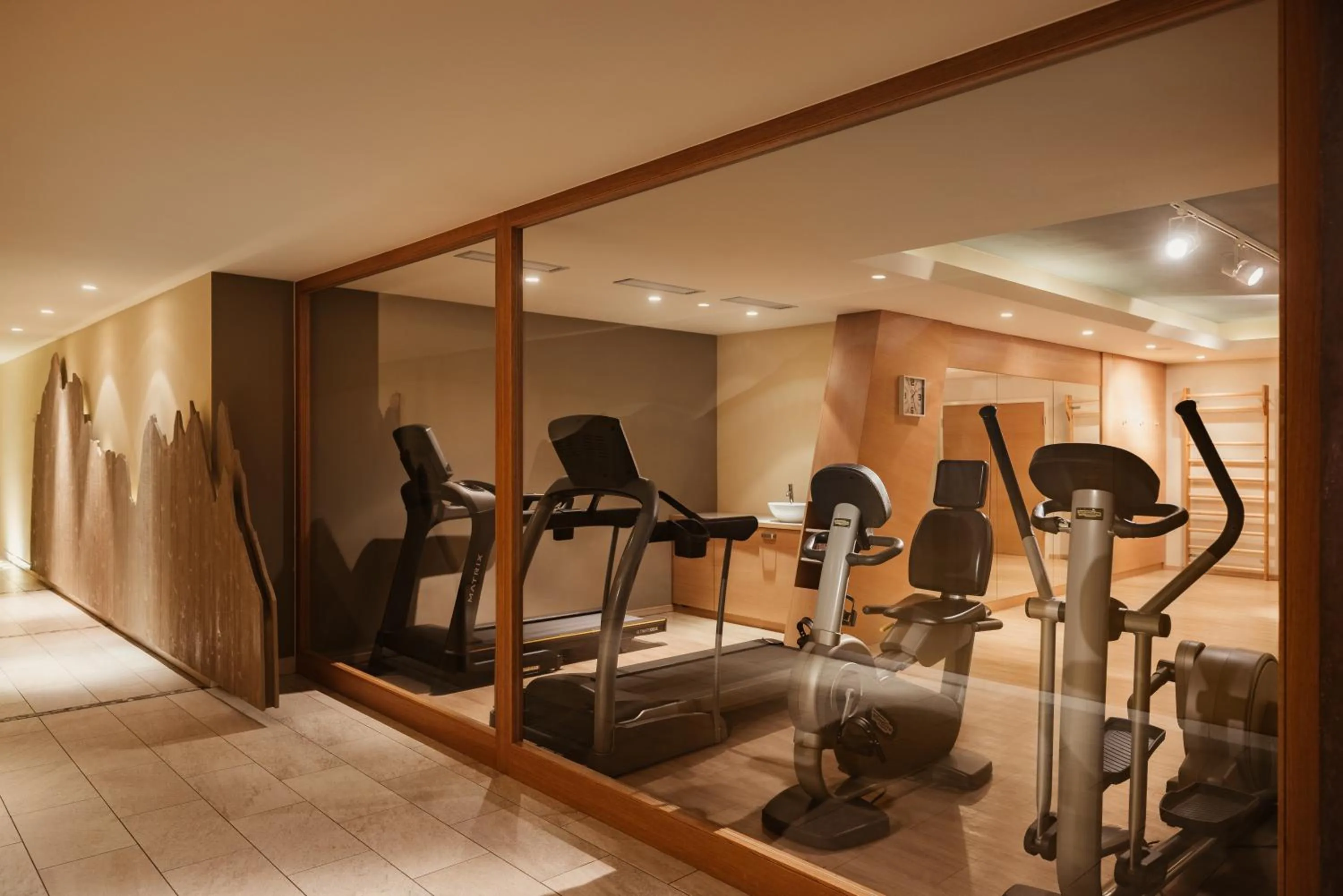 Fitness centre/facilities in Hotel Diamant