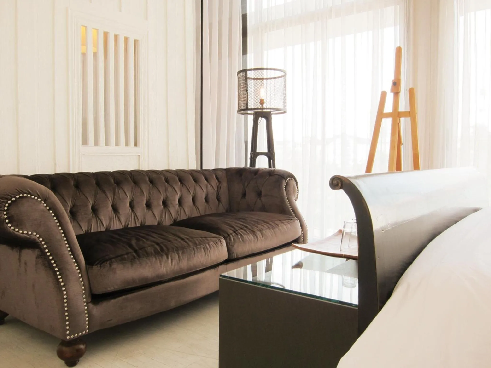 Seating area, Bed in Refillnow! Hostel