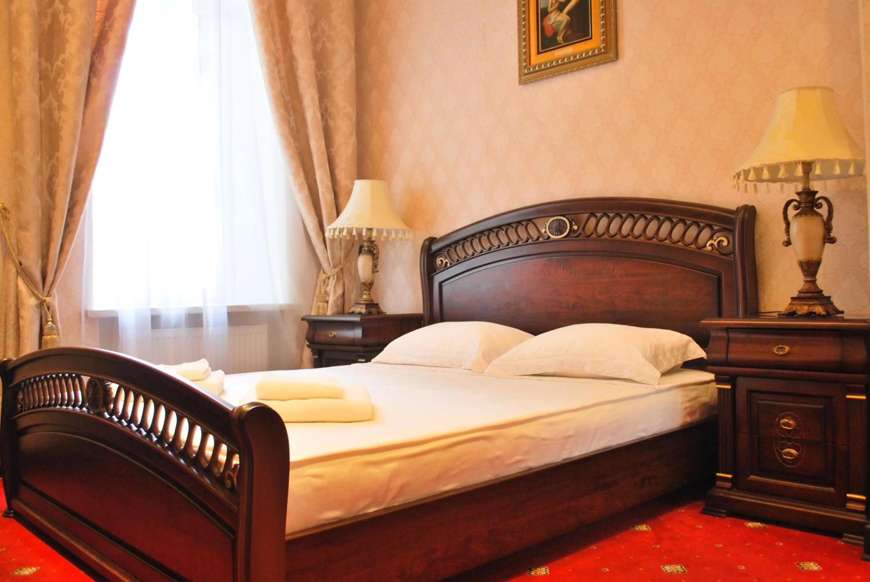 Bed in Oreanda Hotel