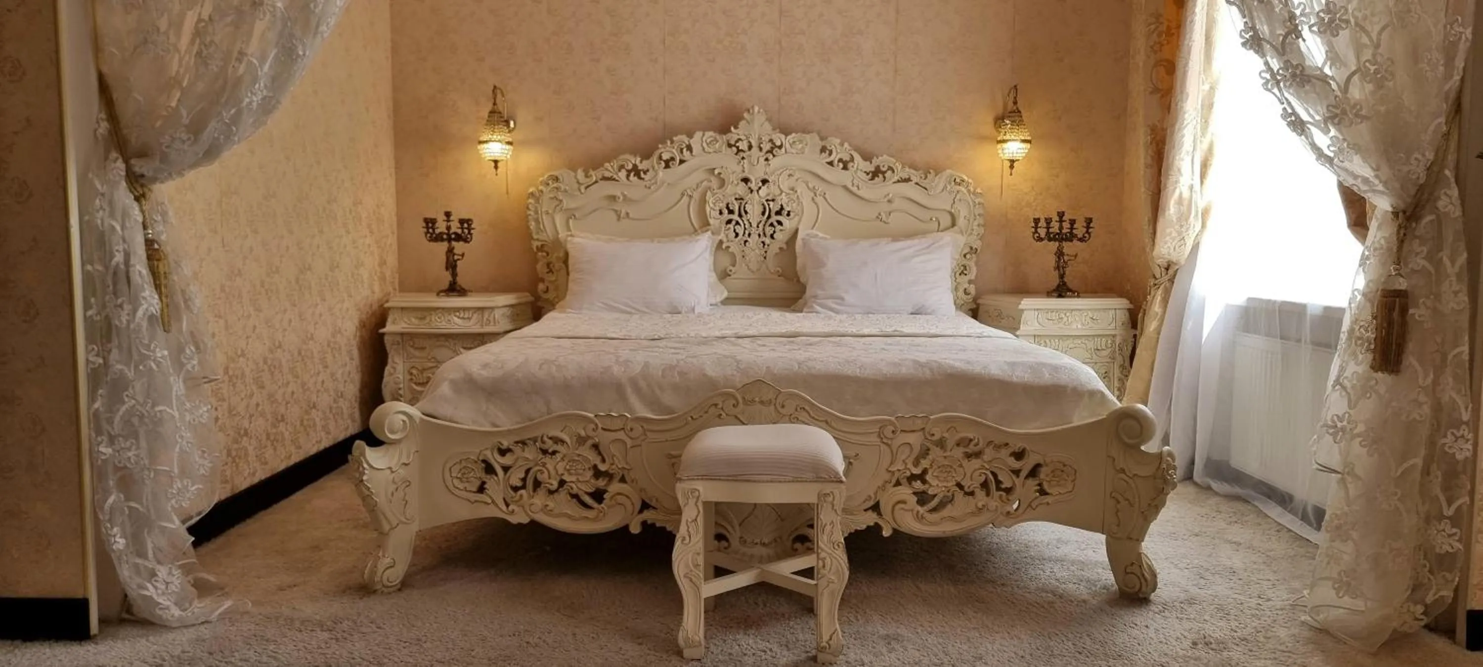 Bed in Oreanda Hotel