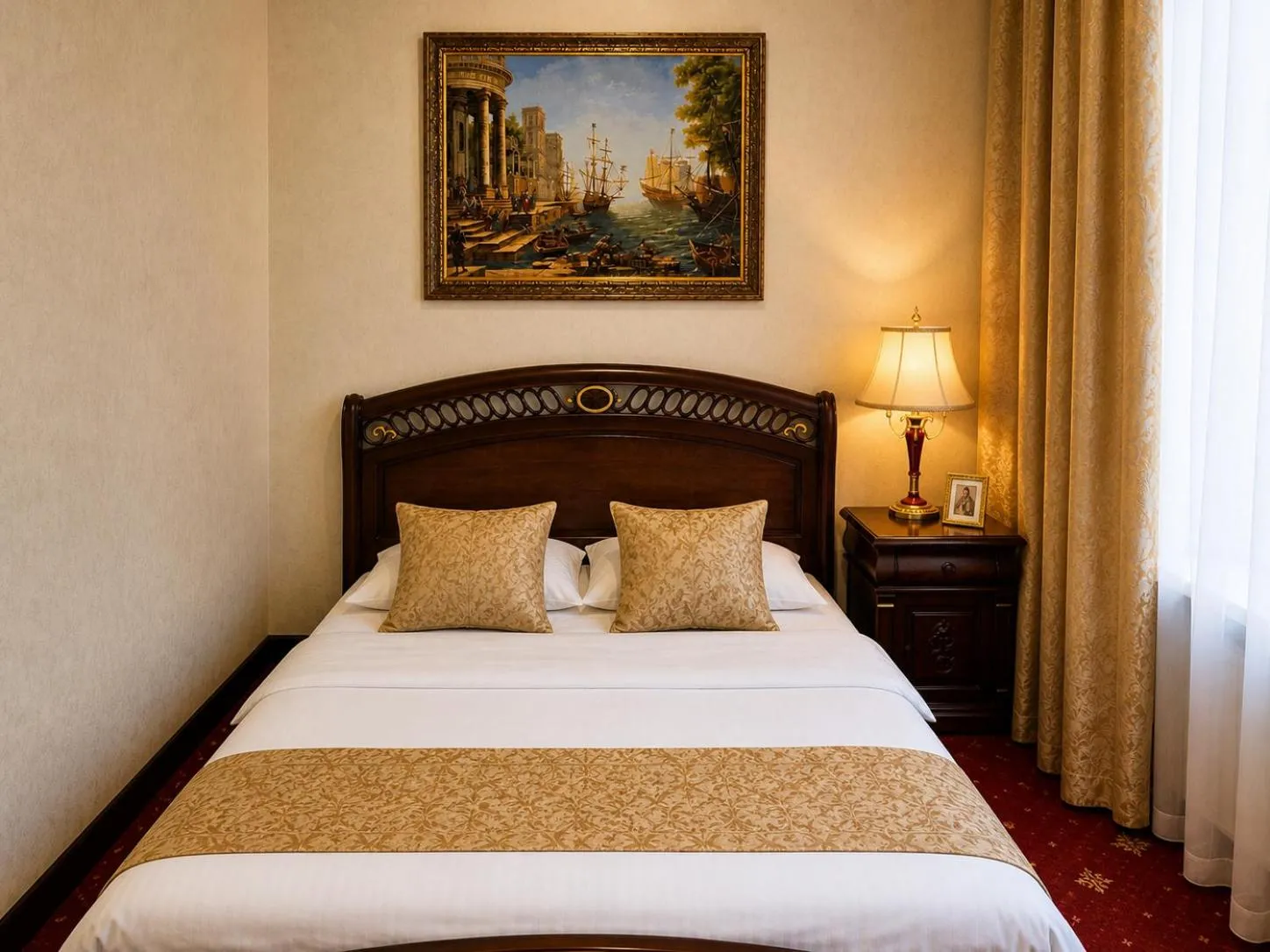 Bed in Oreanda Hotel