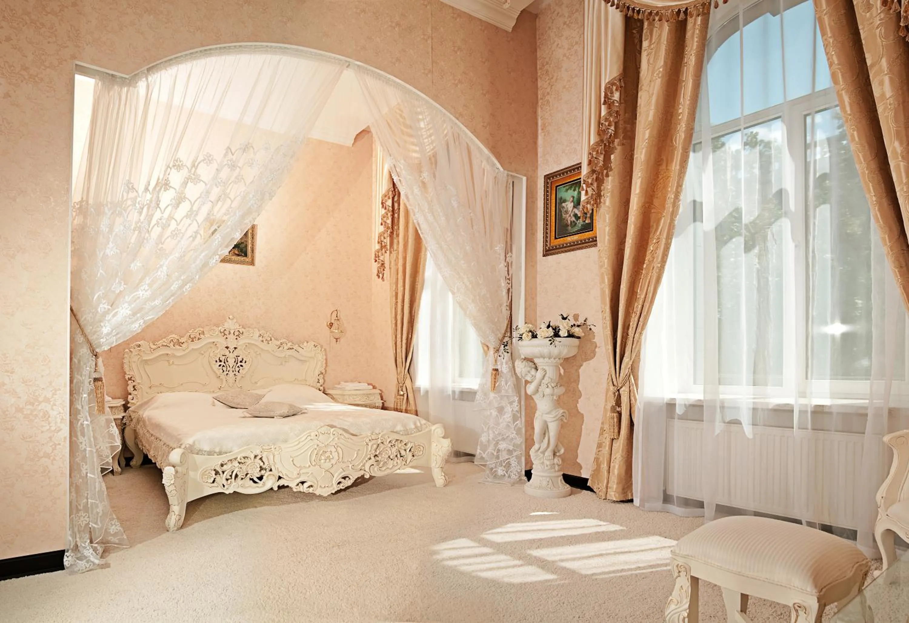 Bed in Oreanda Hotel