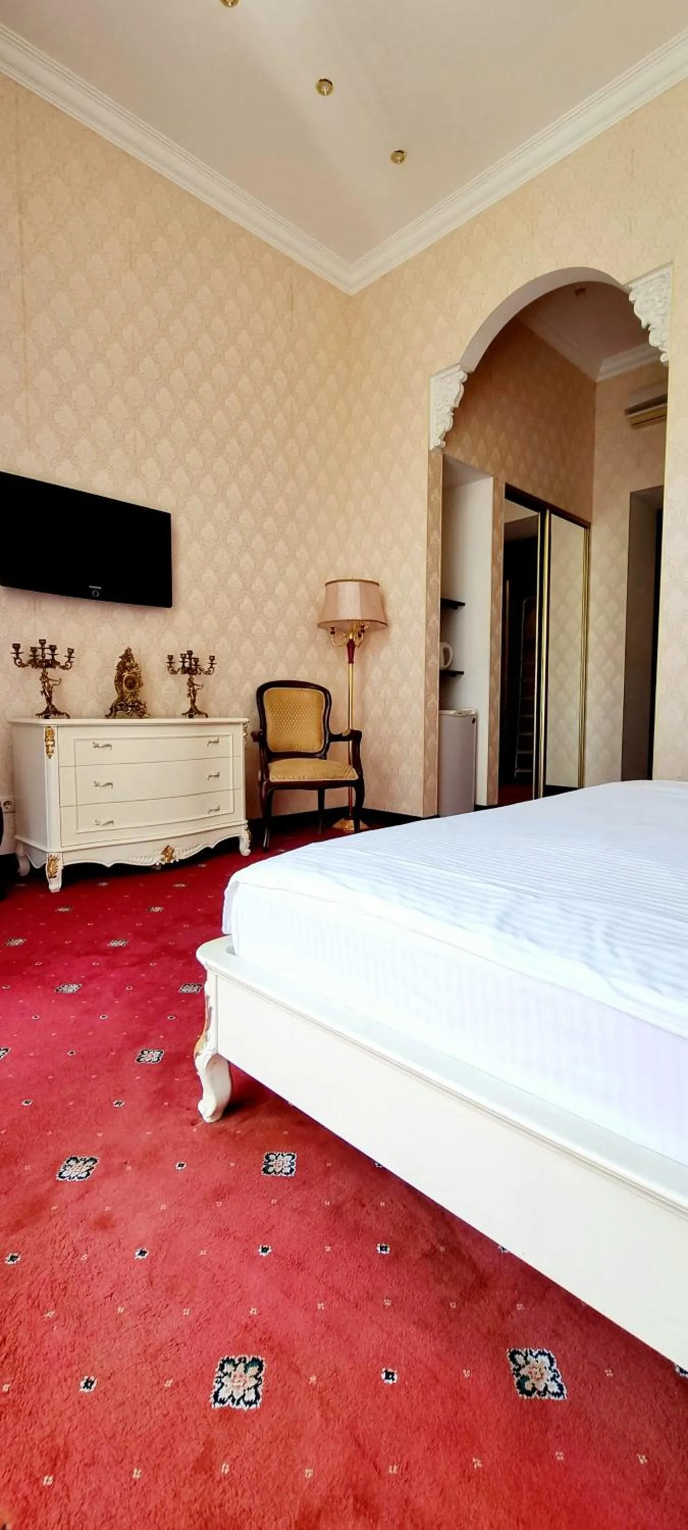 Bed in Oreanda Hotel
