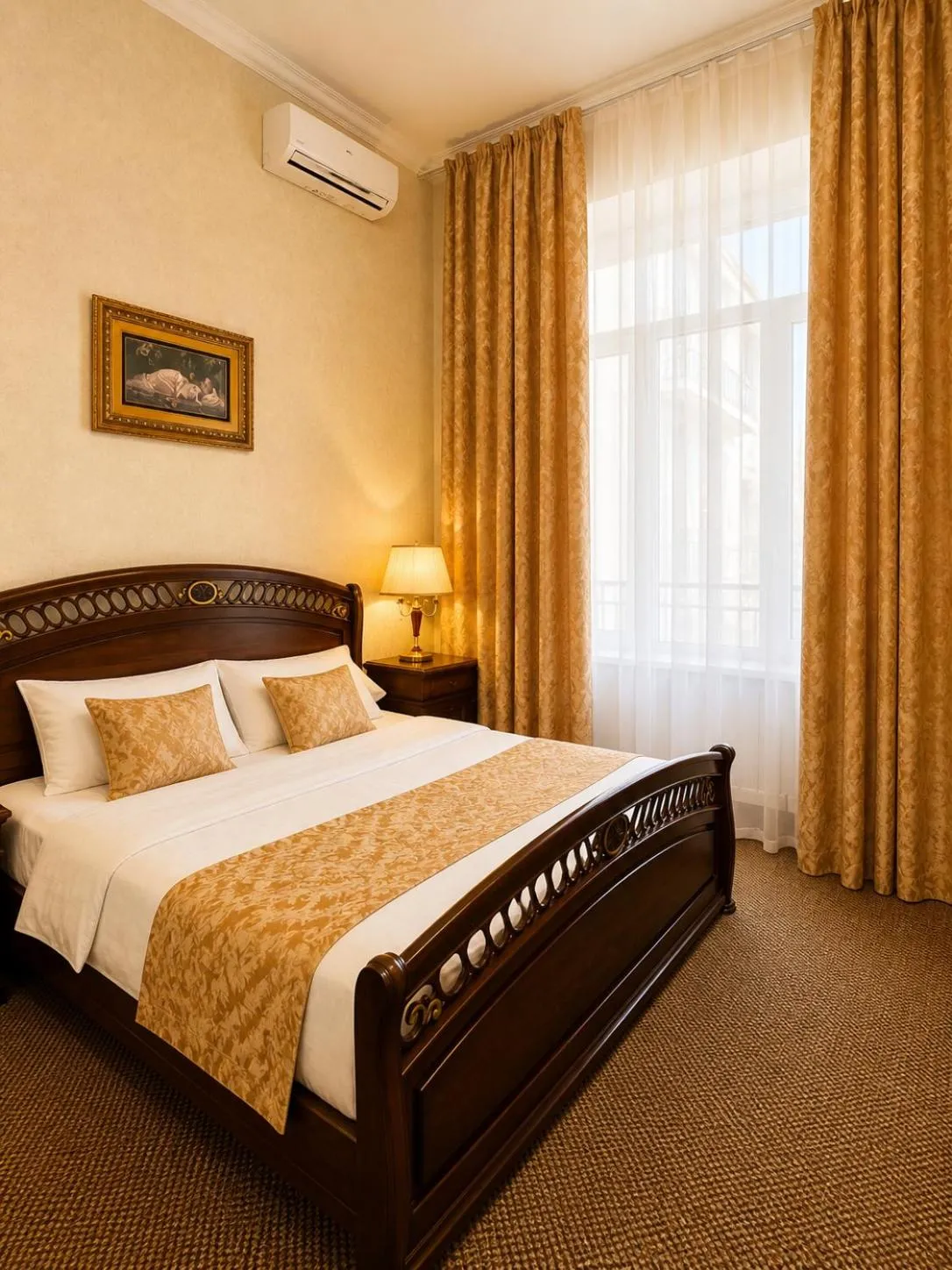 Bed in Oreanda Hotel