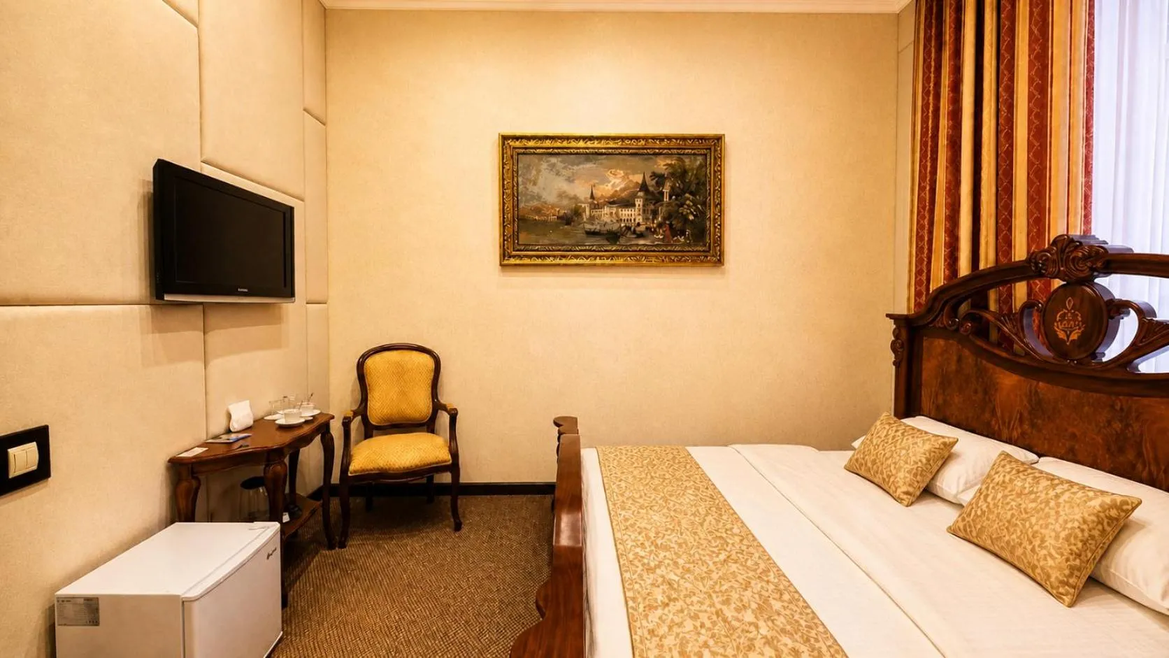 Bed in Oreanda Hotel
