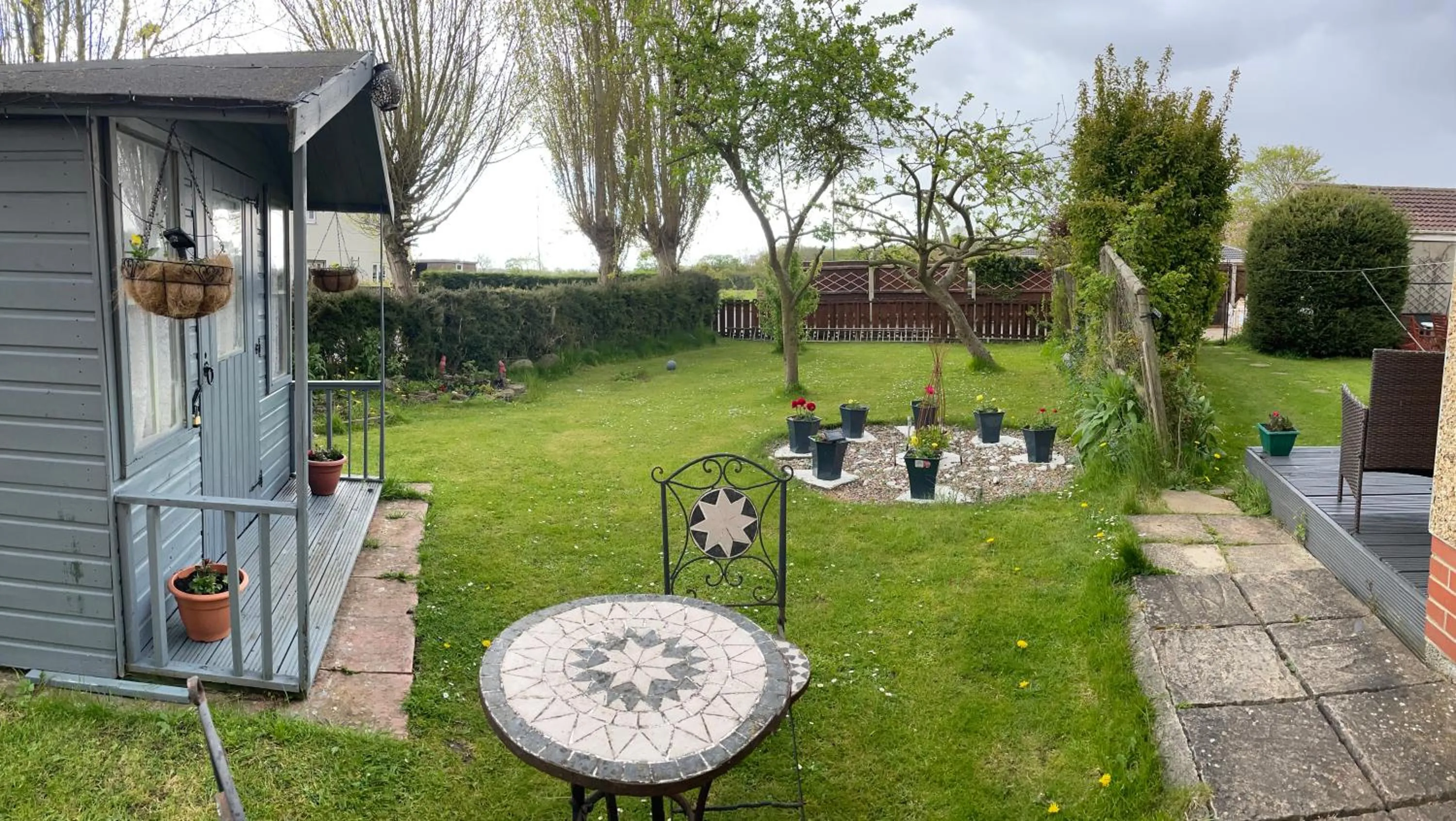 Garden in Prelude Guesthouse, Brigsley Grimsby