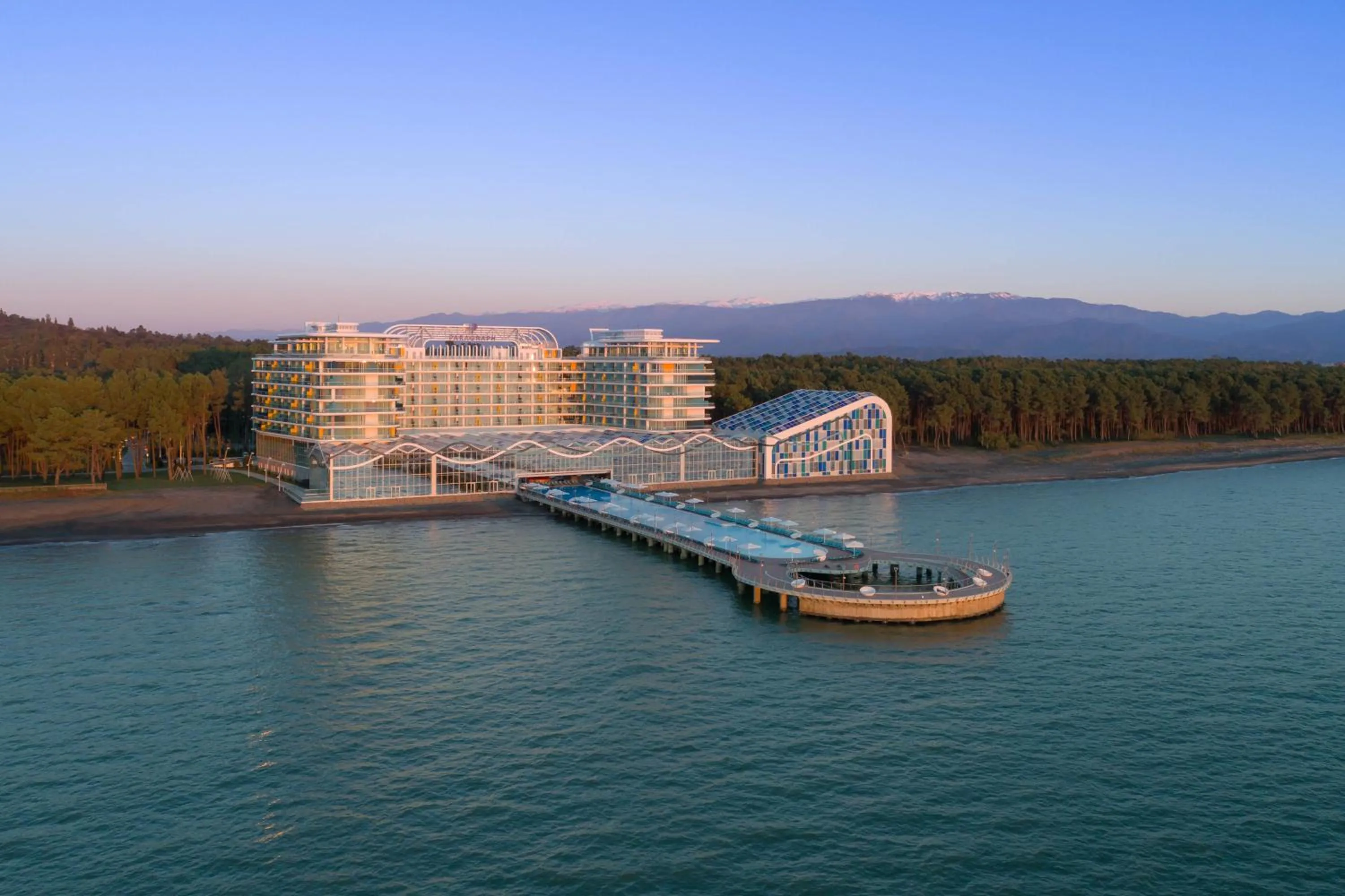 Swimming pool in Paragraph Resort & Spa Shekvetili, Autograph Collection