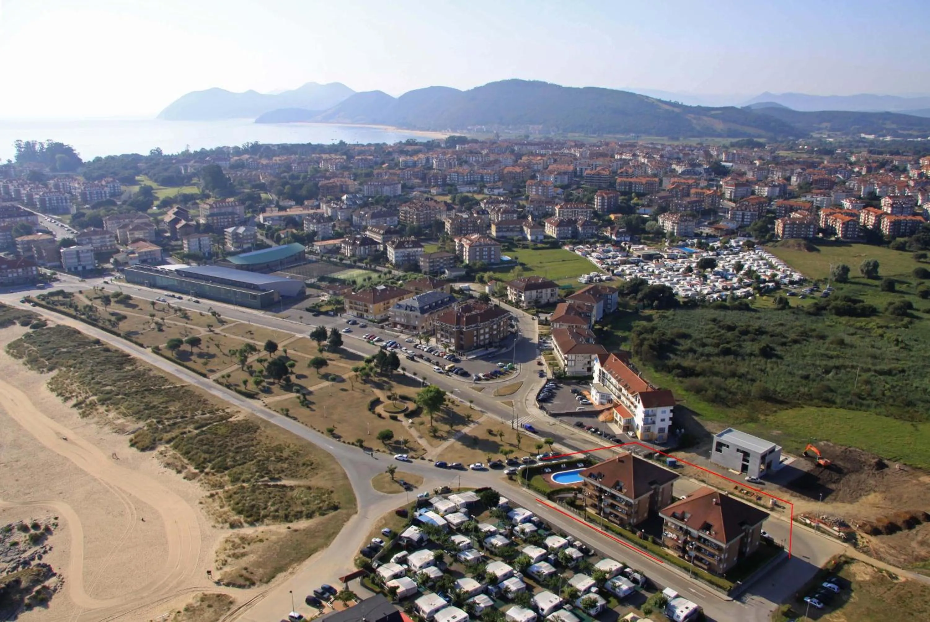 Bird's eye view in Apartamentos Suaces