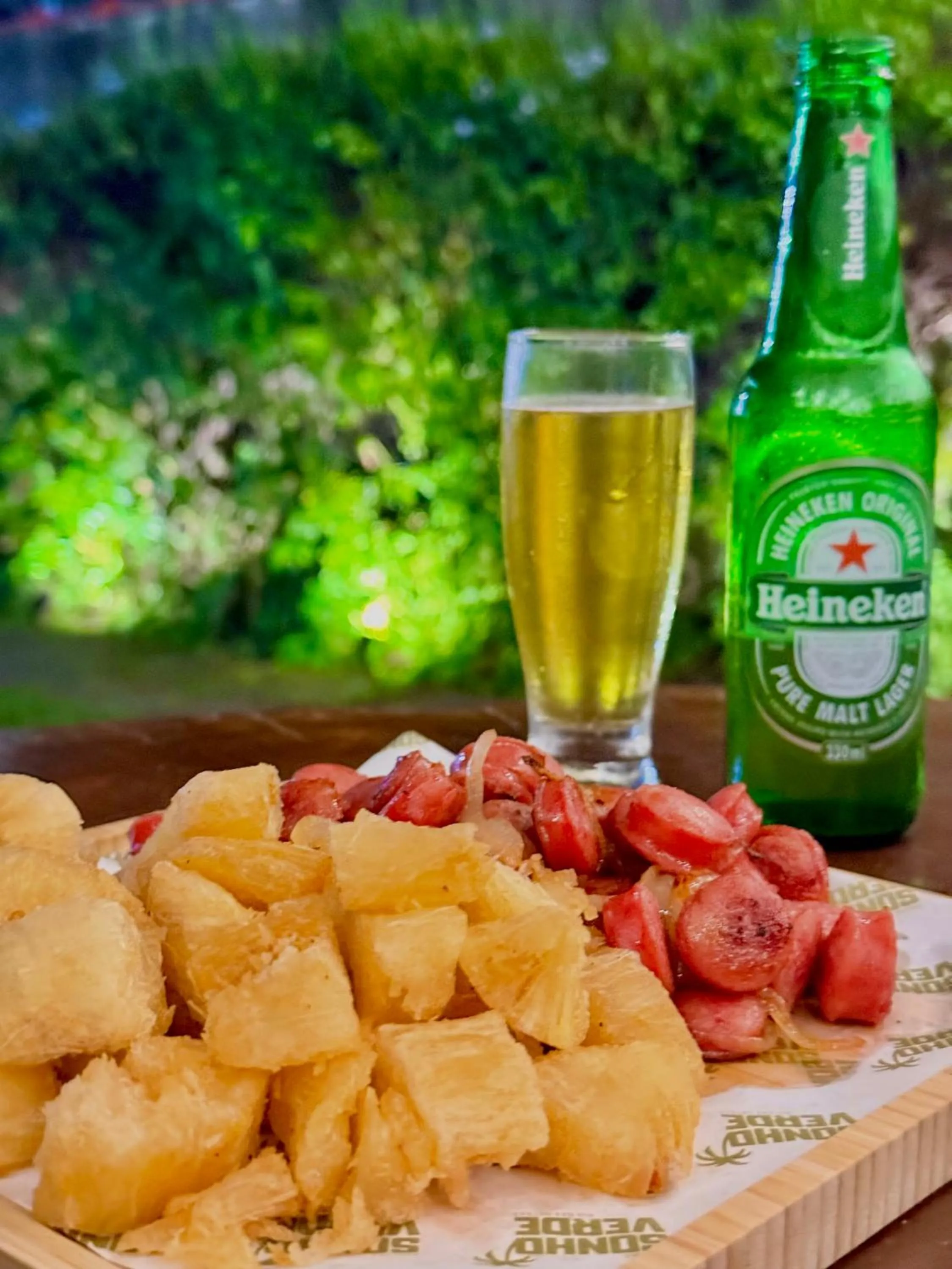 Food and drinks in Pousada Sonho Verde