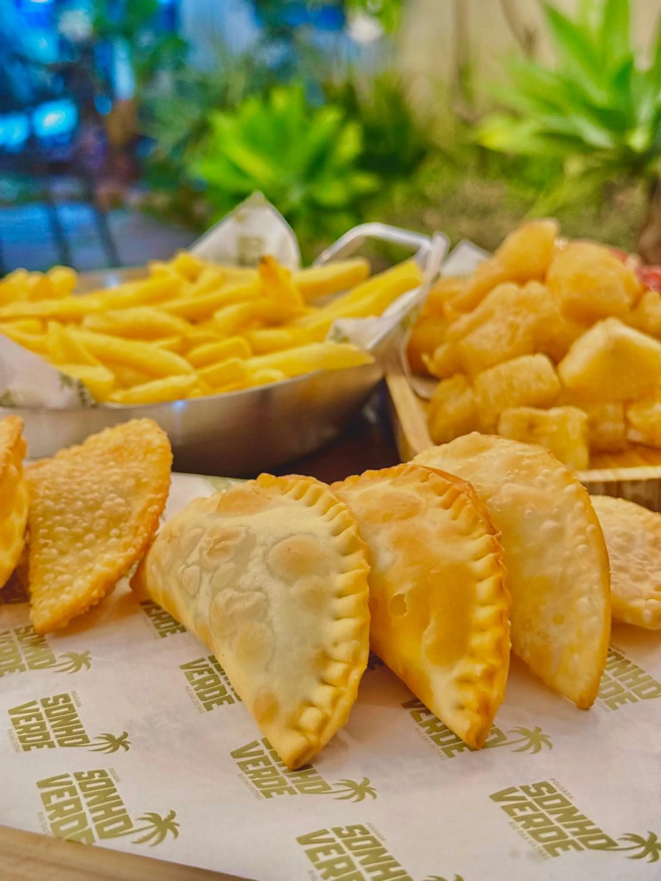 Food and drinks in Pousada Sonho Verde