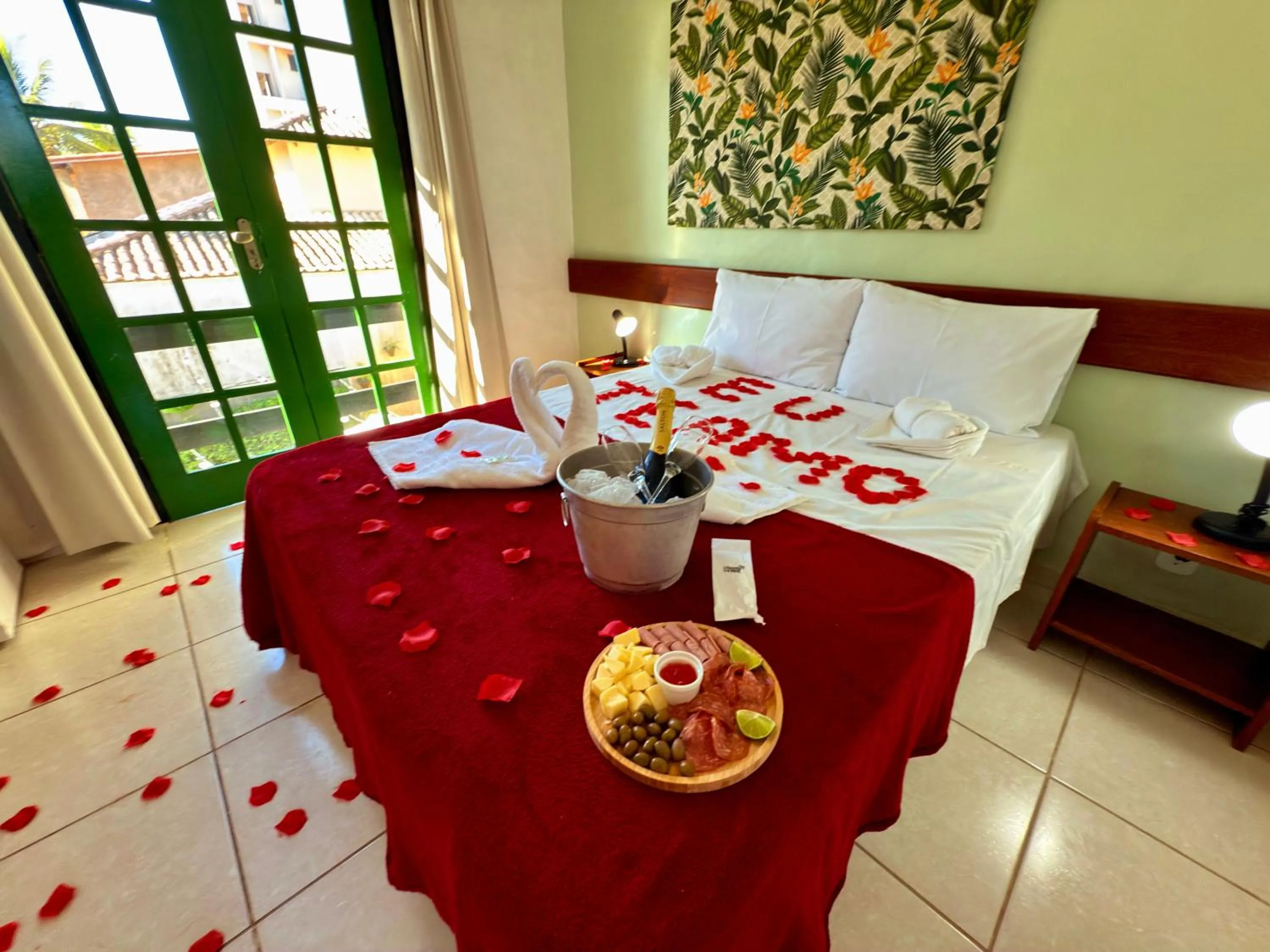 Bed in Pousada Sonho Verde