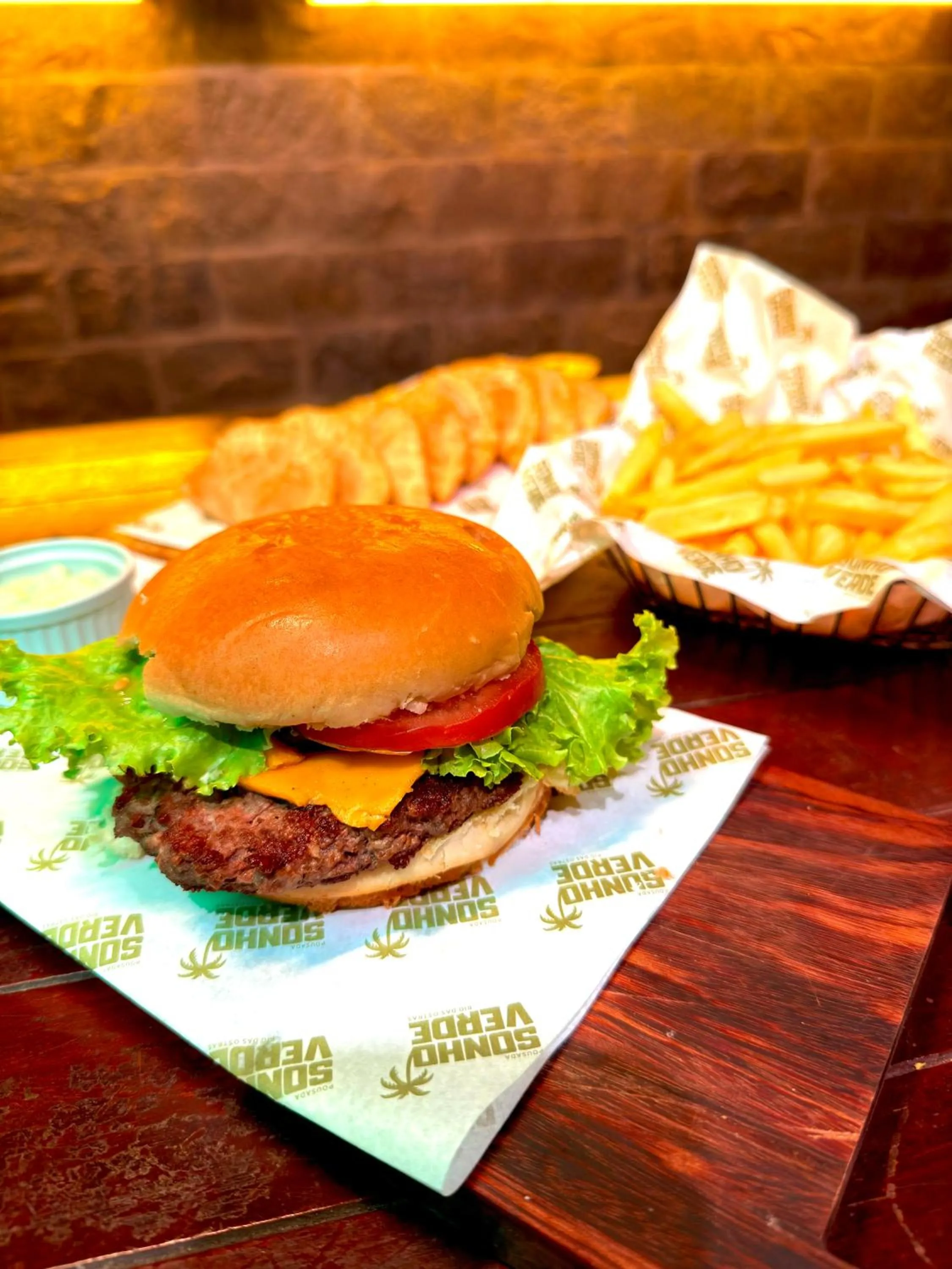 Food and drinks in Pousada Sonho Verde