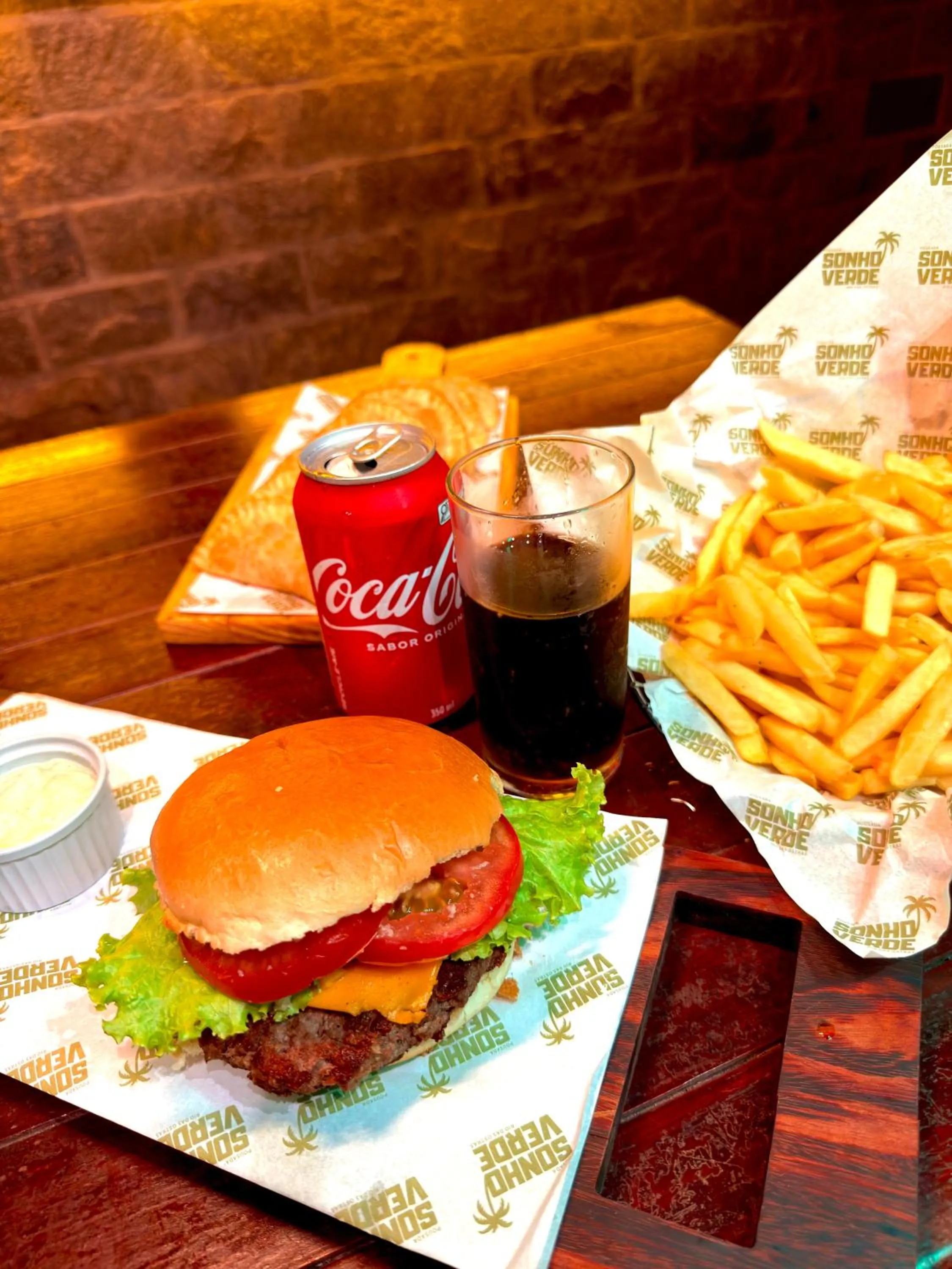 Food and drinks in Pousada Sonho Verde