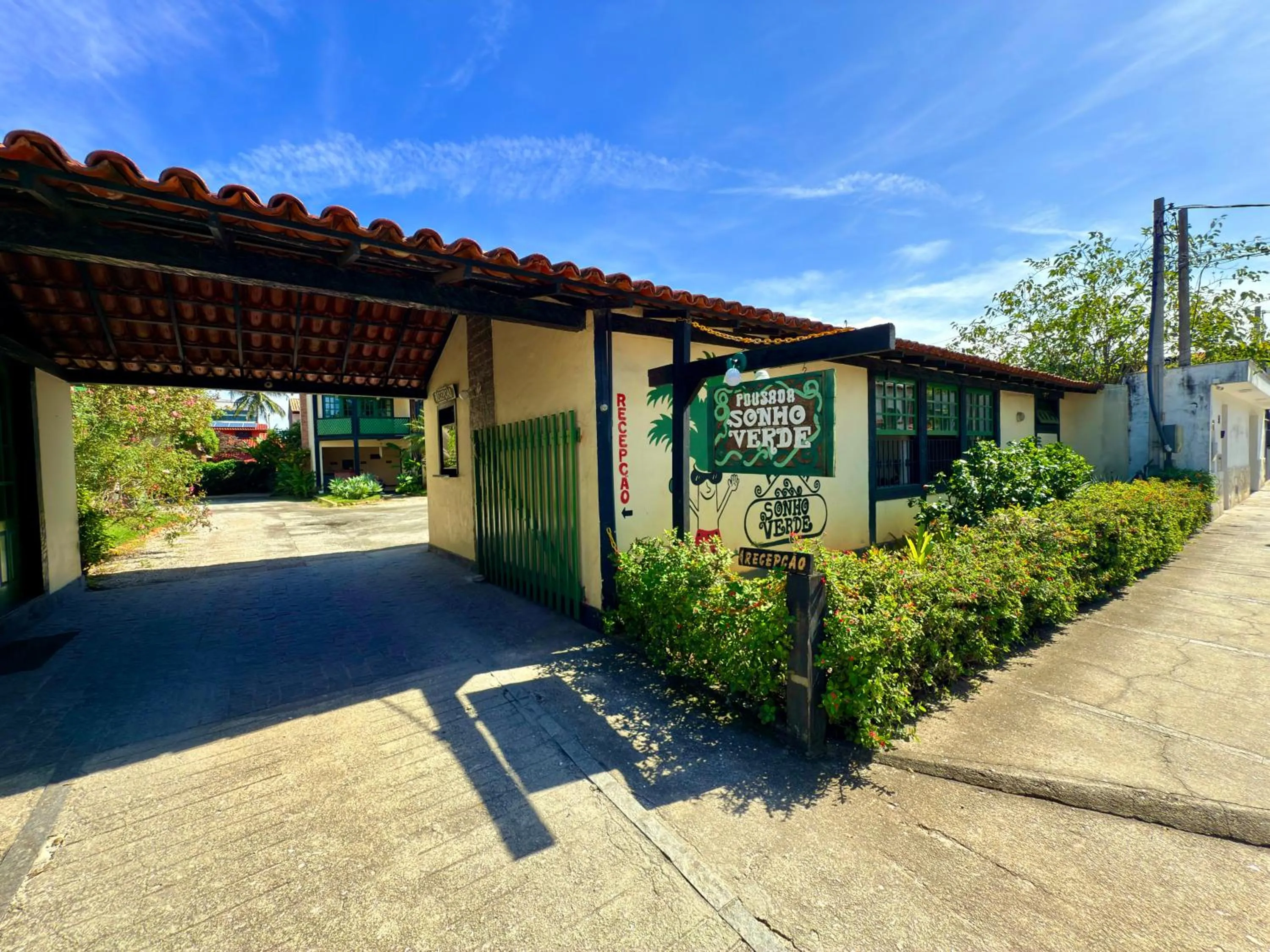 Property building in Pousada Sonho Verde