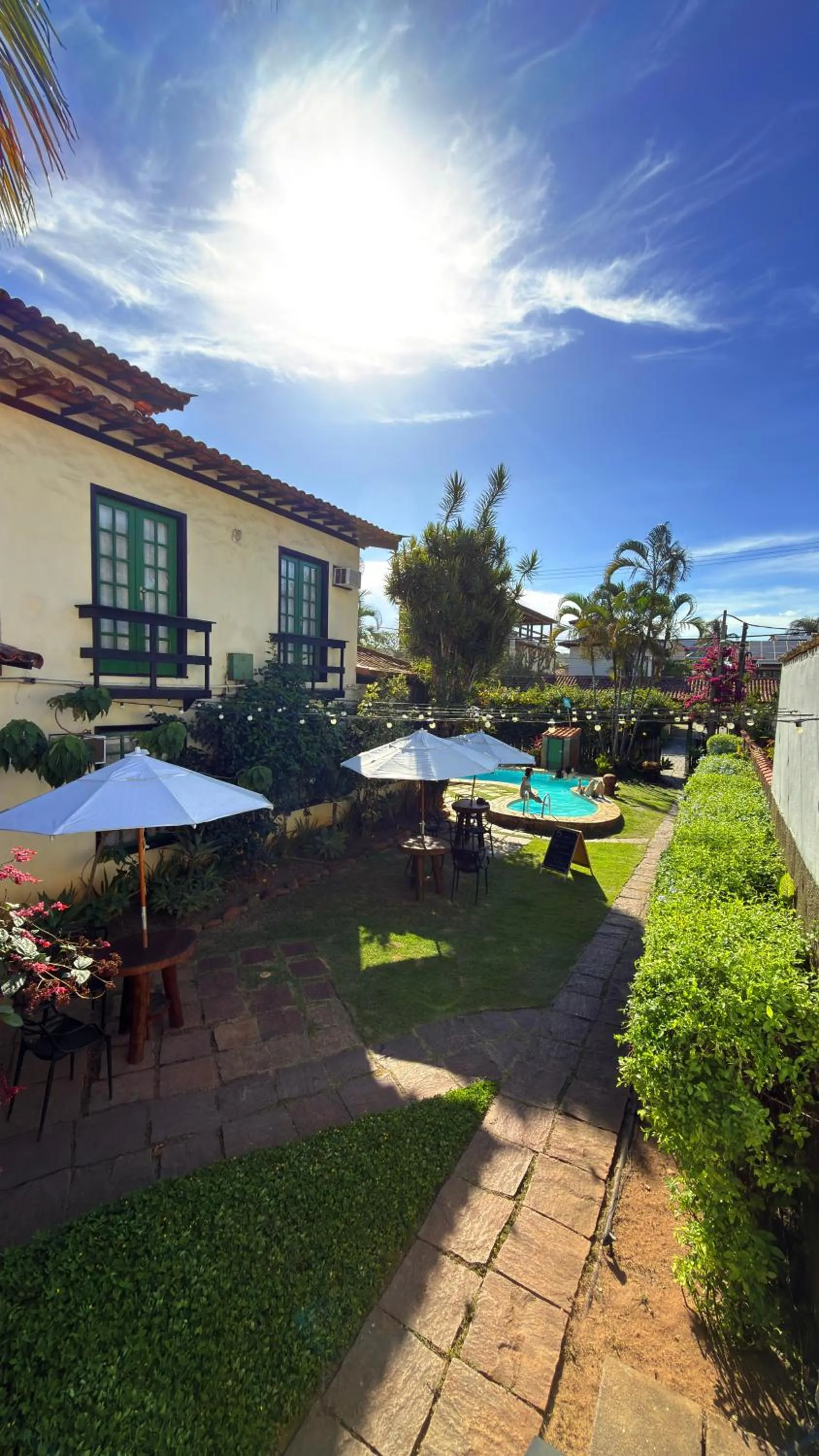 Patio in Pousada Sonho Verde