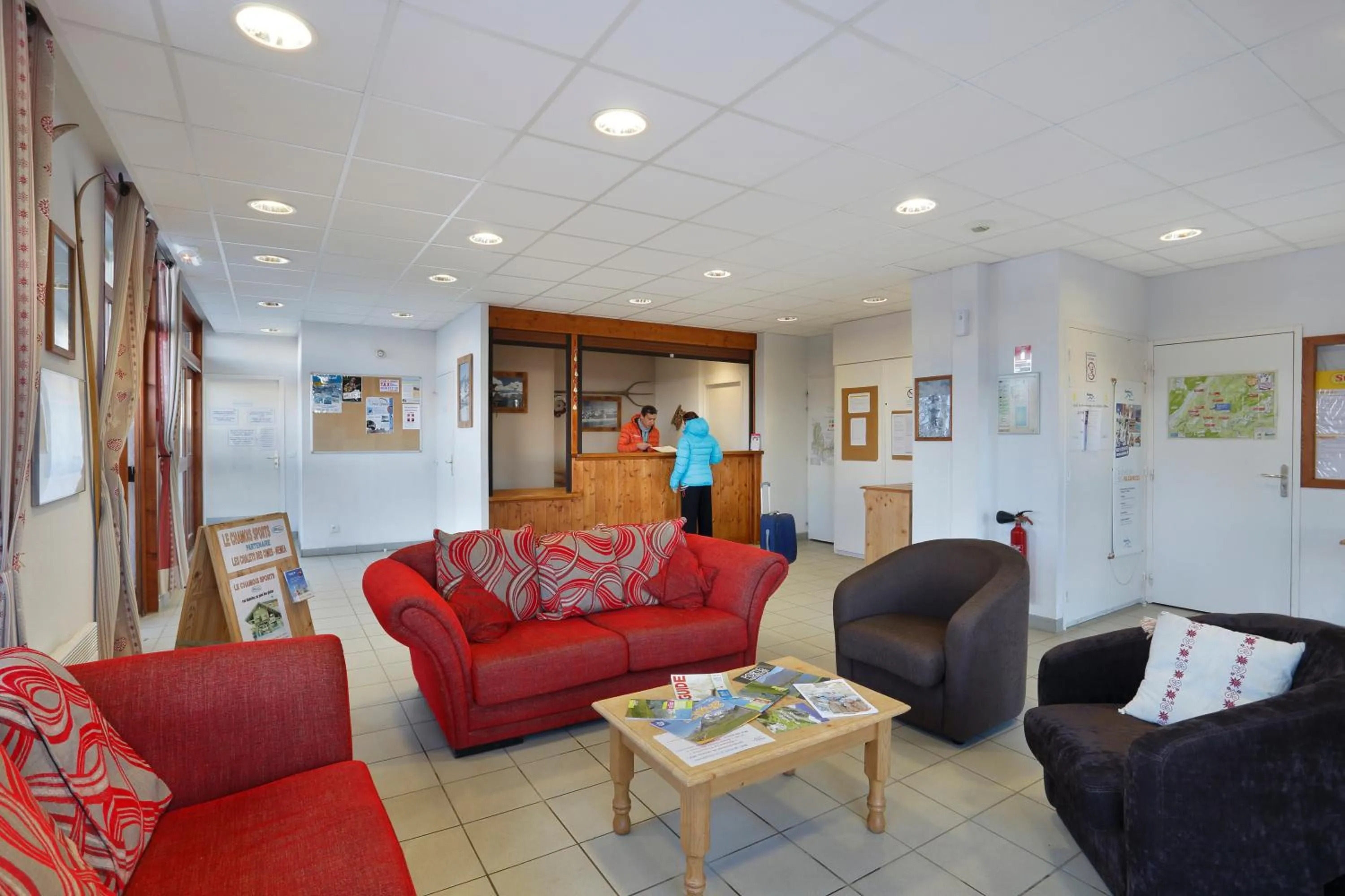 Lobby or reception in Résidence Néméa Les Chalets Des Cîmes