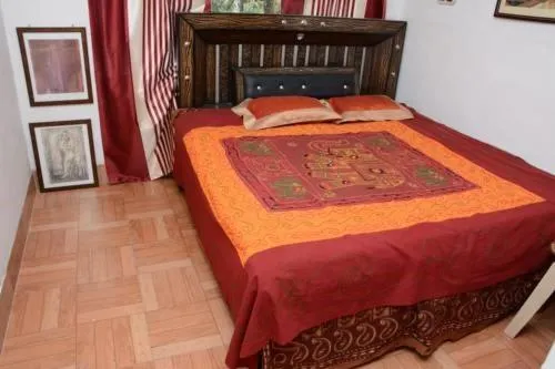Bedroom, Bed in Karina art Home stay