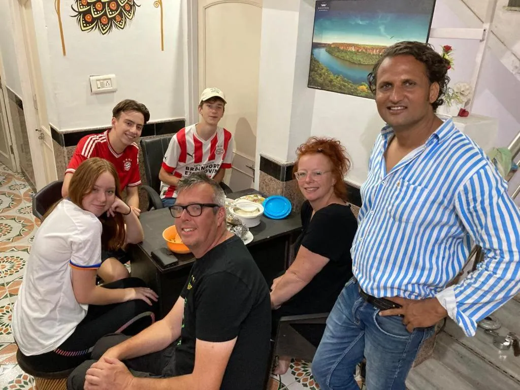 group of guests in Karina art Home stay