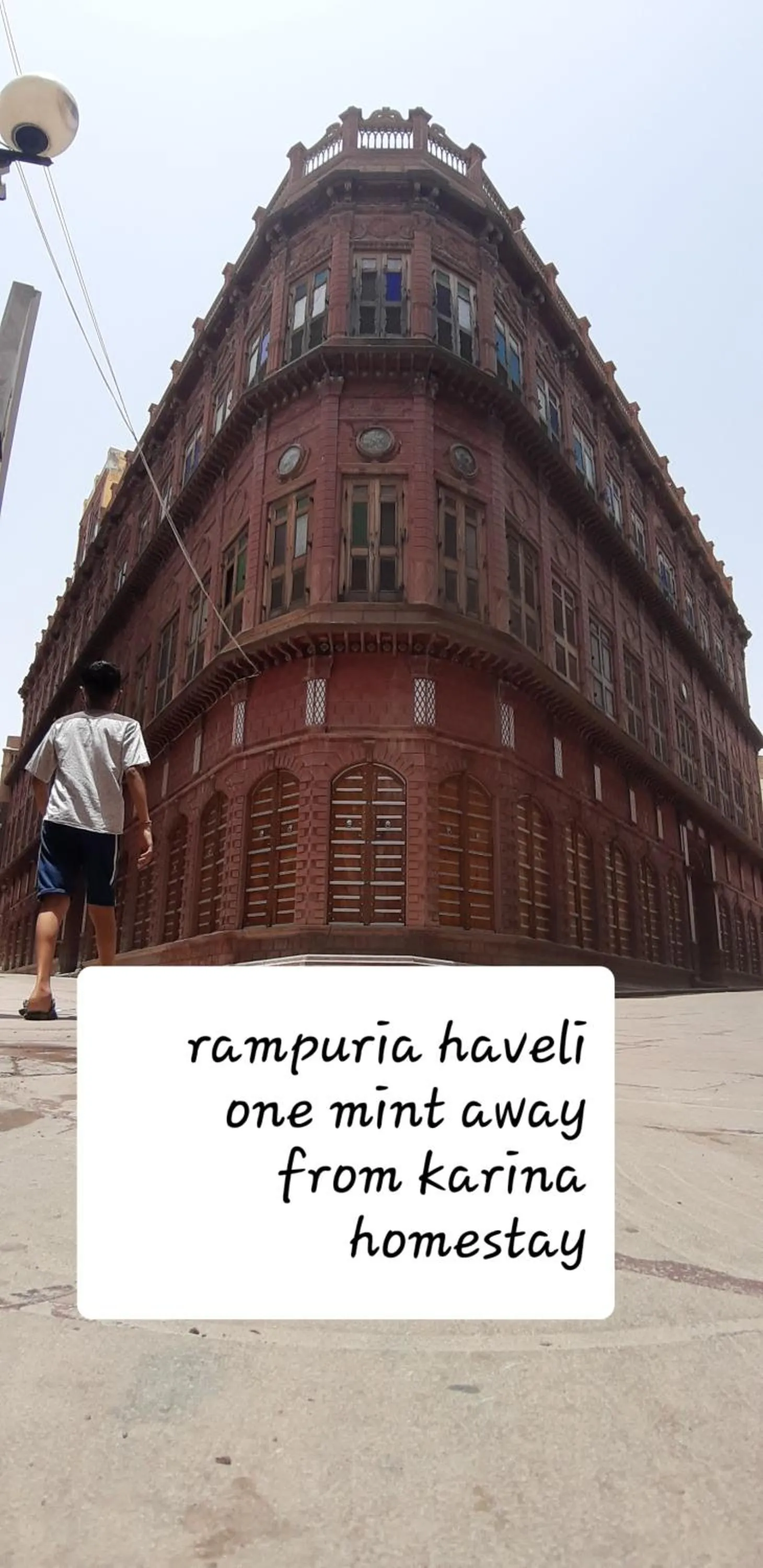 Text overlay in Karina art Home stay