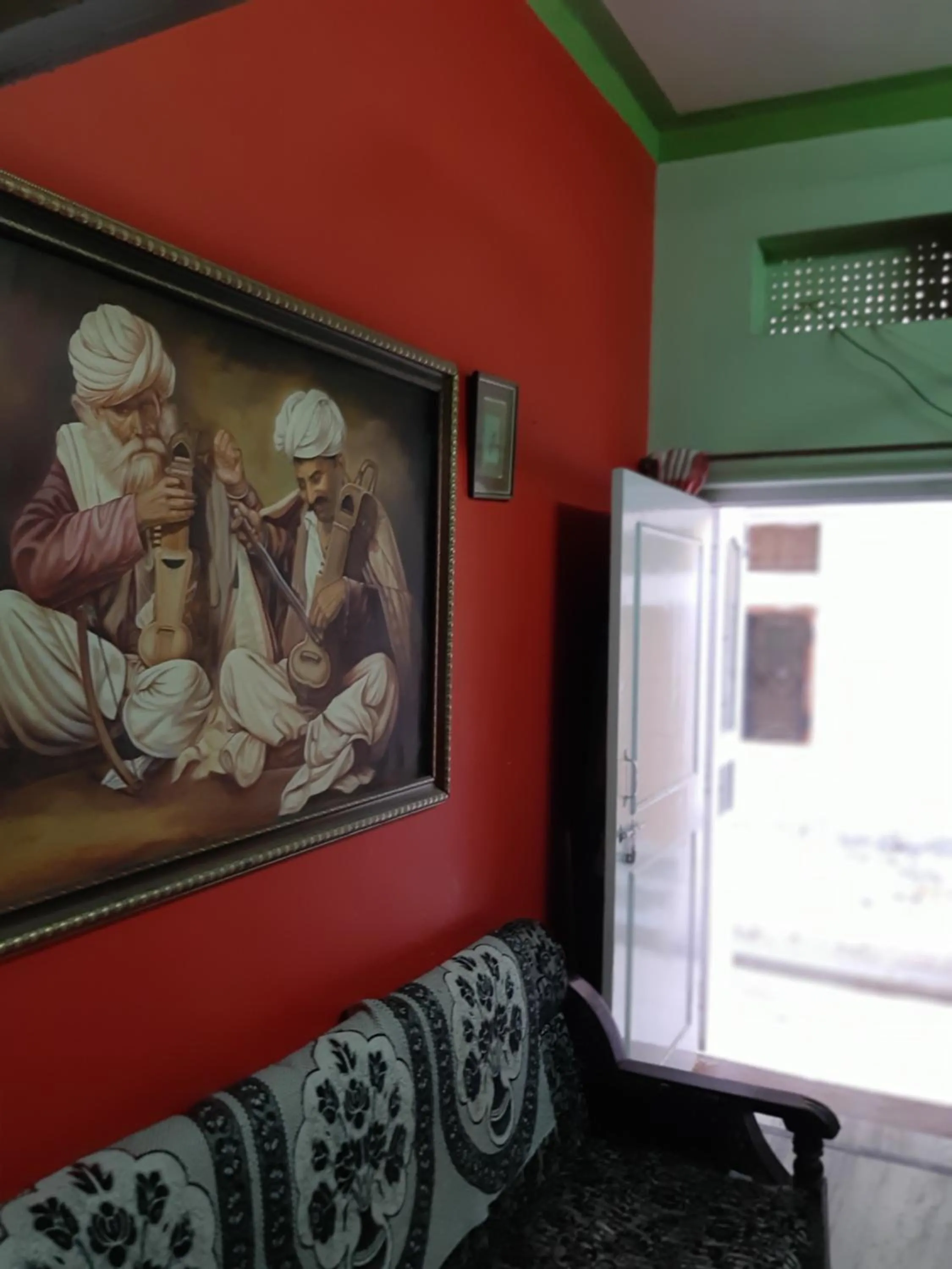 Seating area in Karina art Home stay