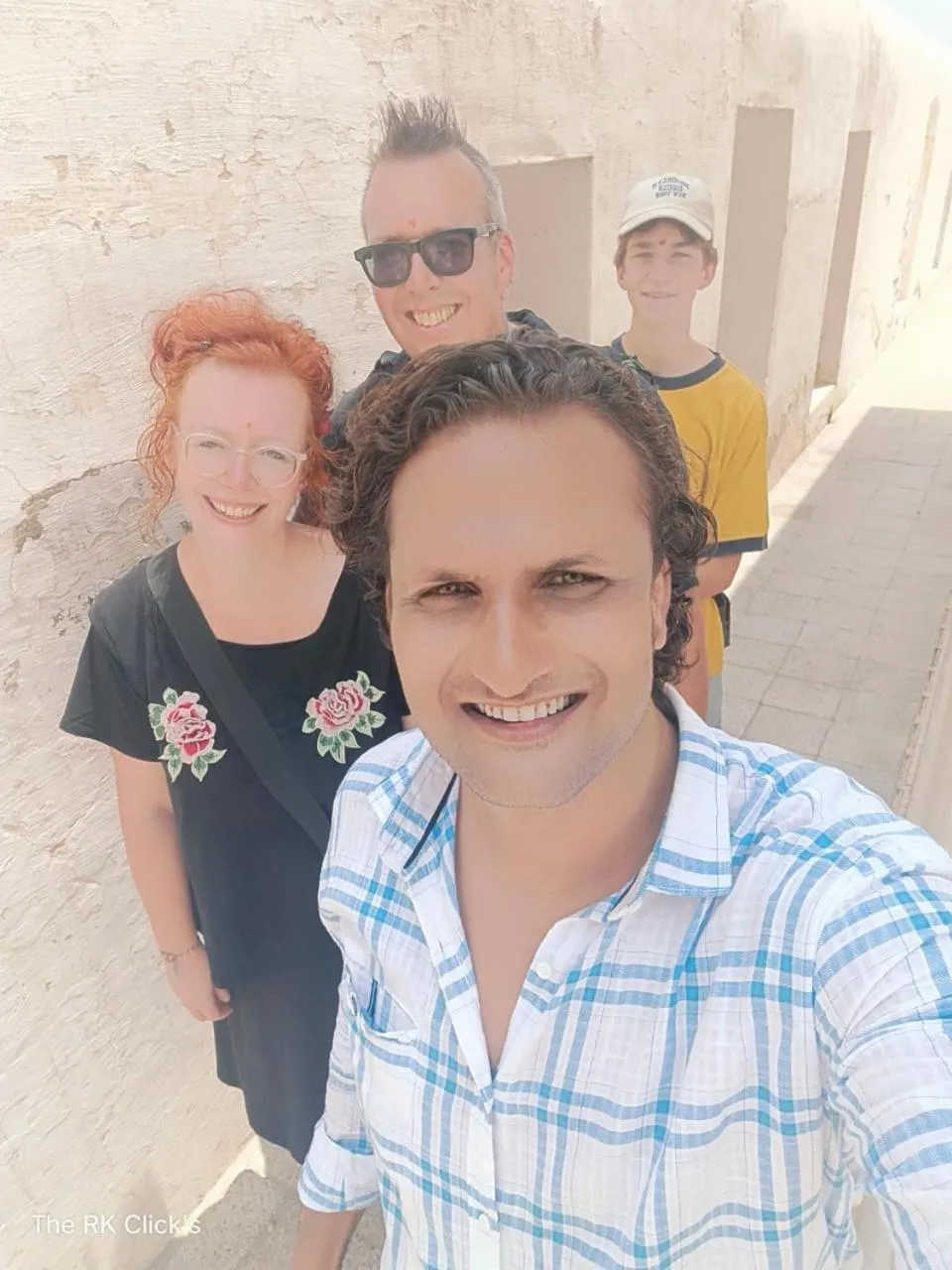 group of guests in Karina art Home stay