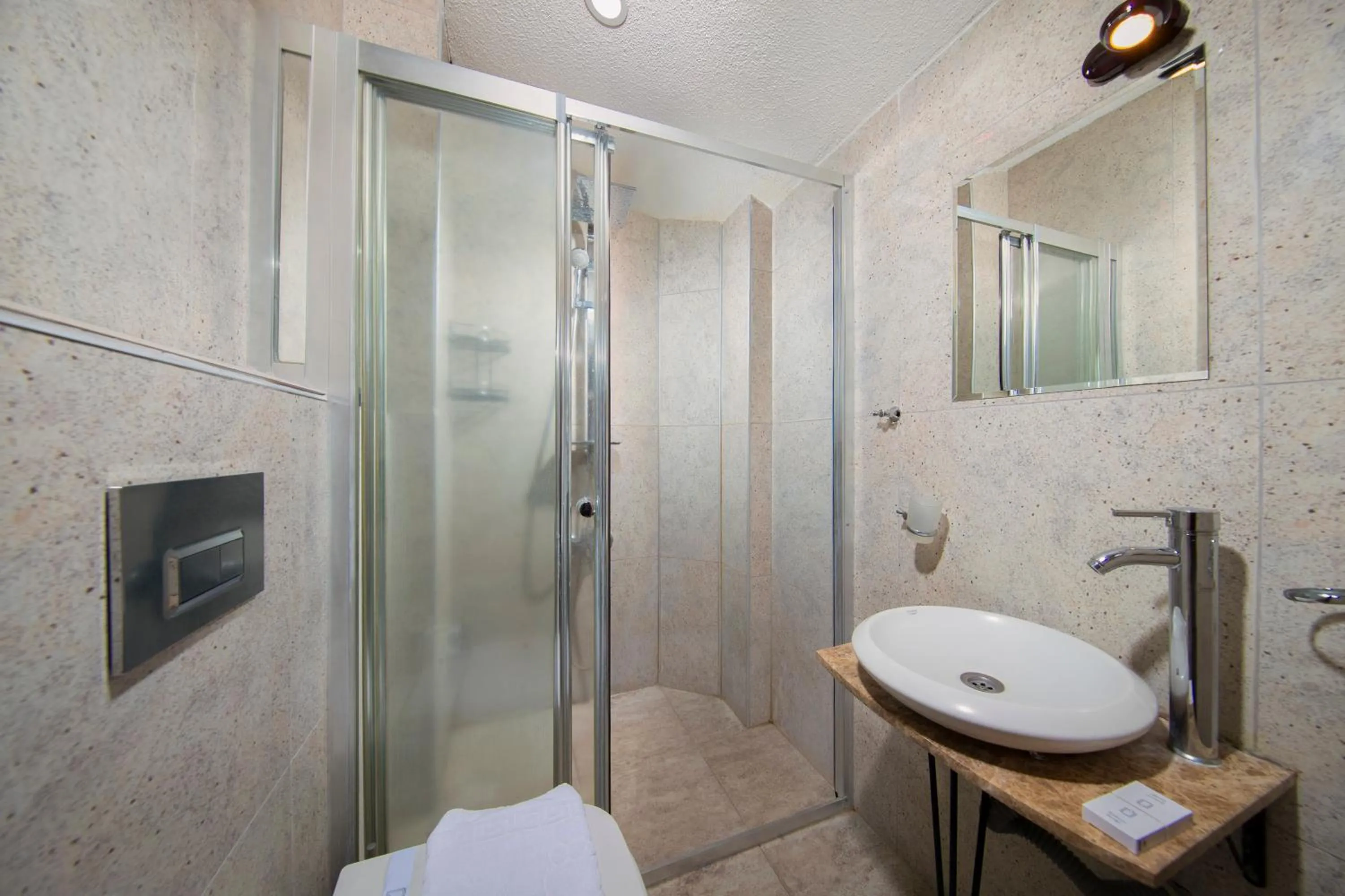 Shower in Aja Cappadocia Cave Hotel