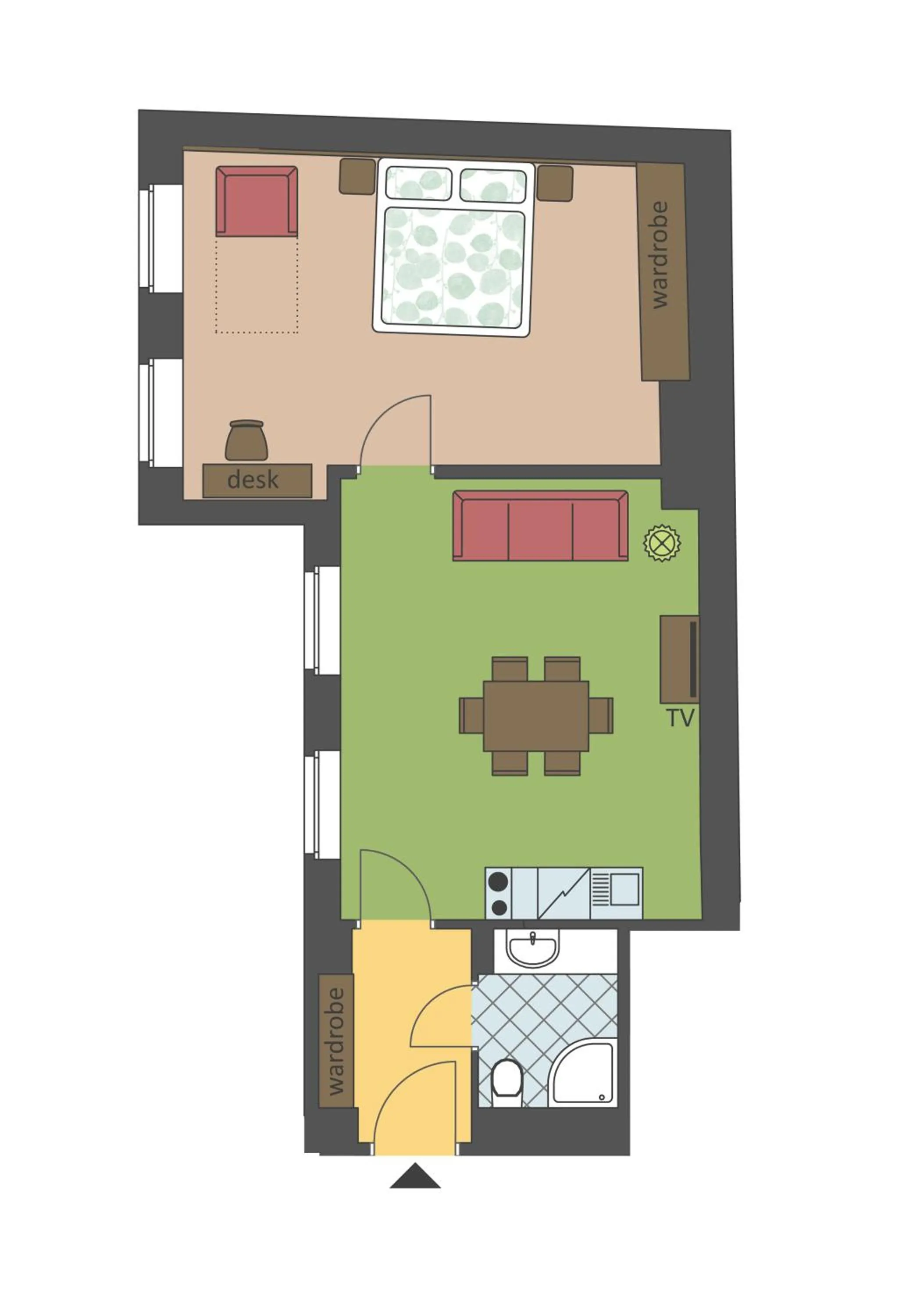 Floor plan in SeNo6 Apartments