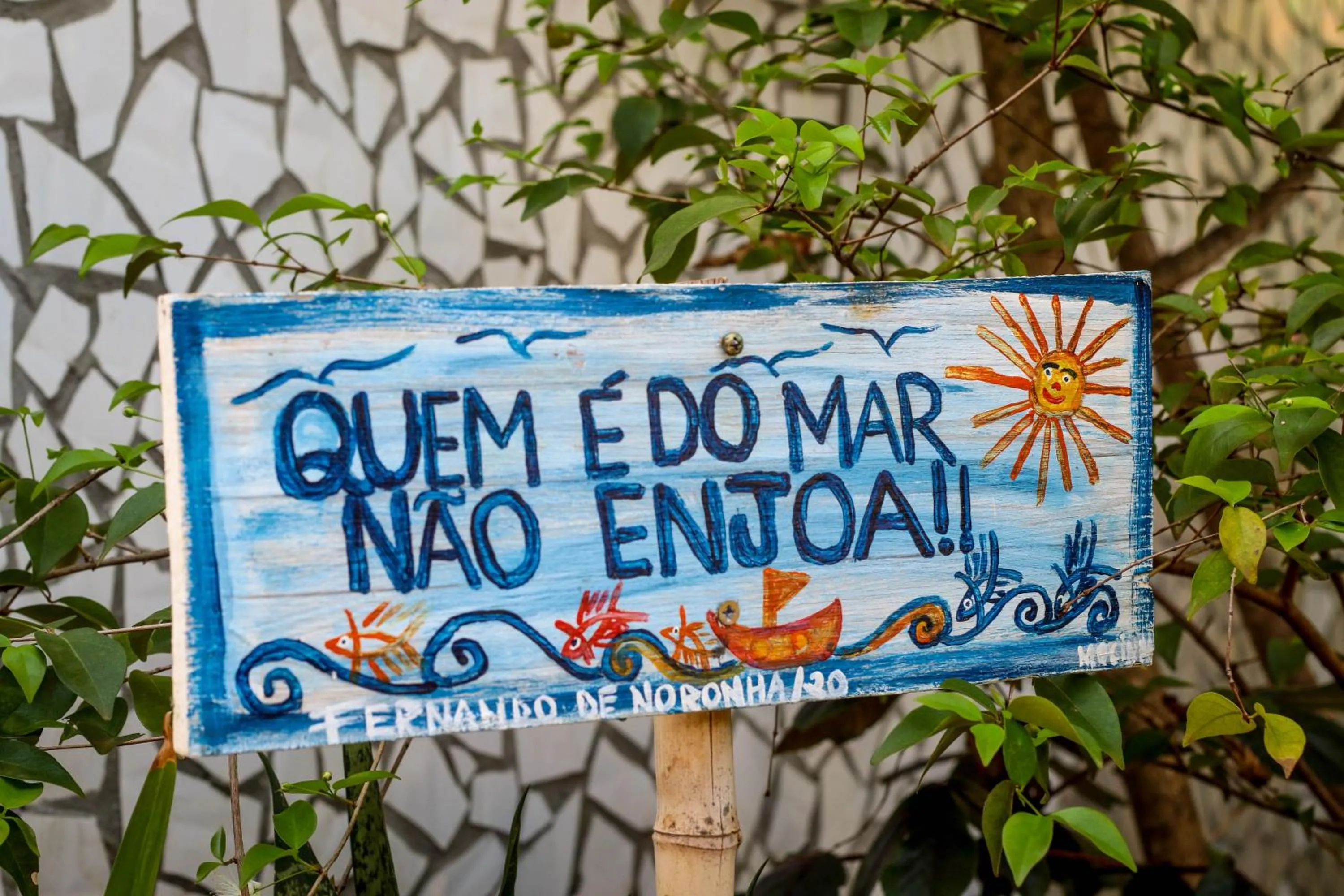 Garden in Pousada Leão Marinho