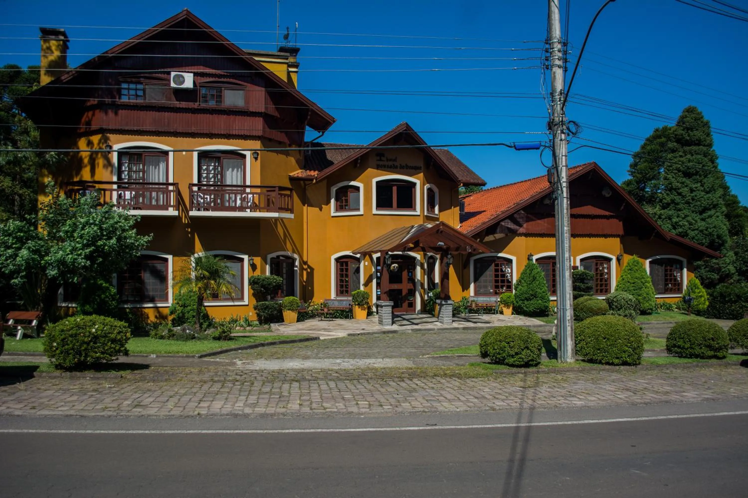 Property building in Hotel Pousada do Bosque