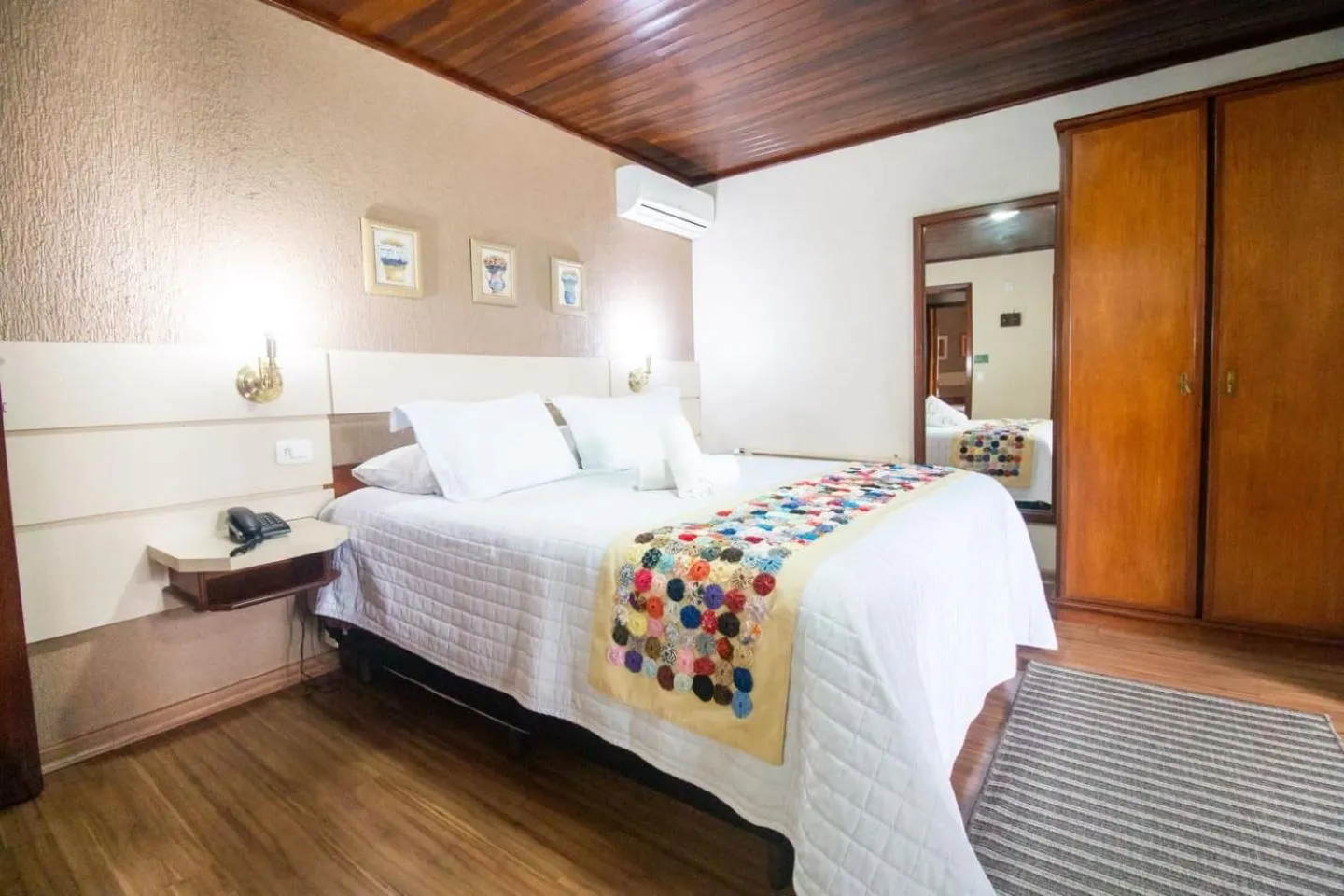 Bed in Hotel Pousada do Bosque