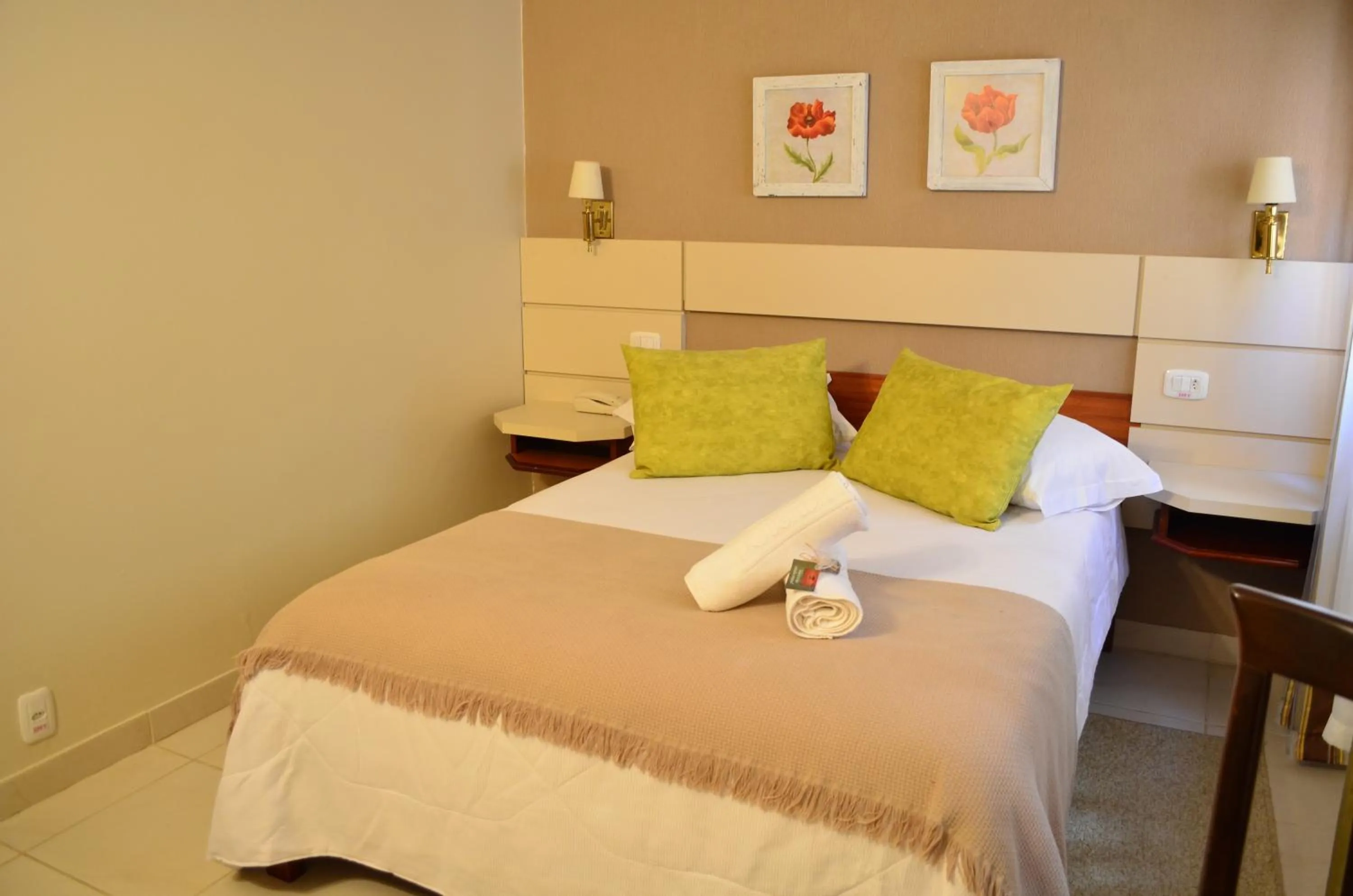 Bed in Hotel Pousada do Bosque