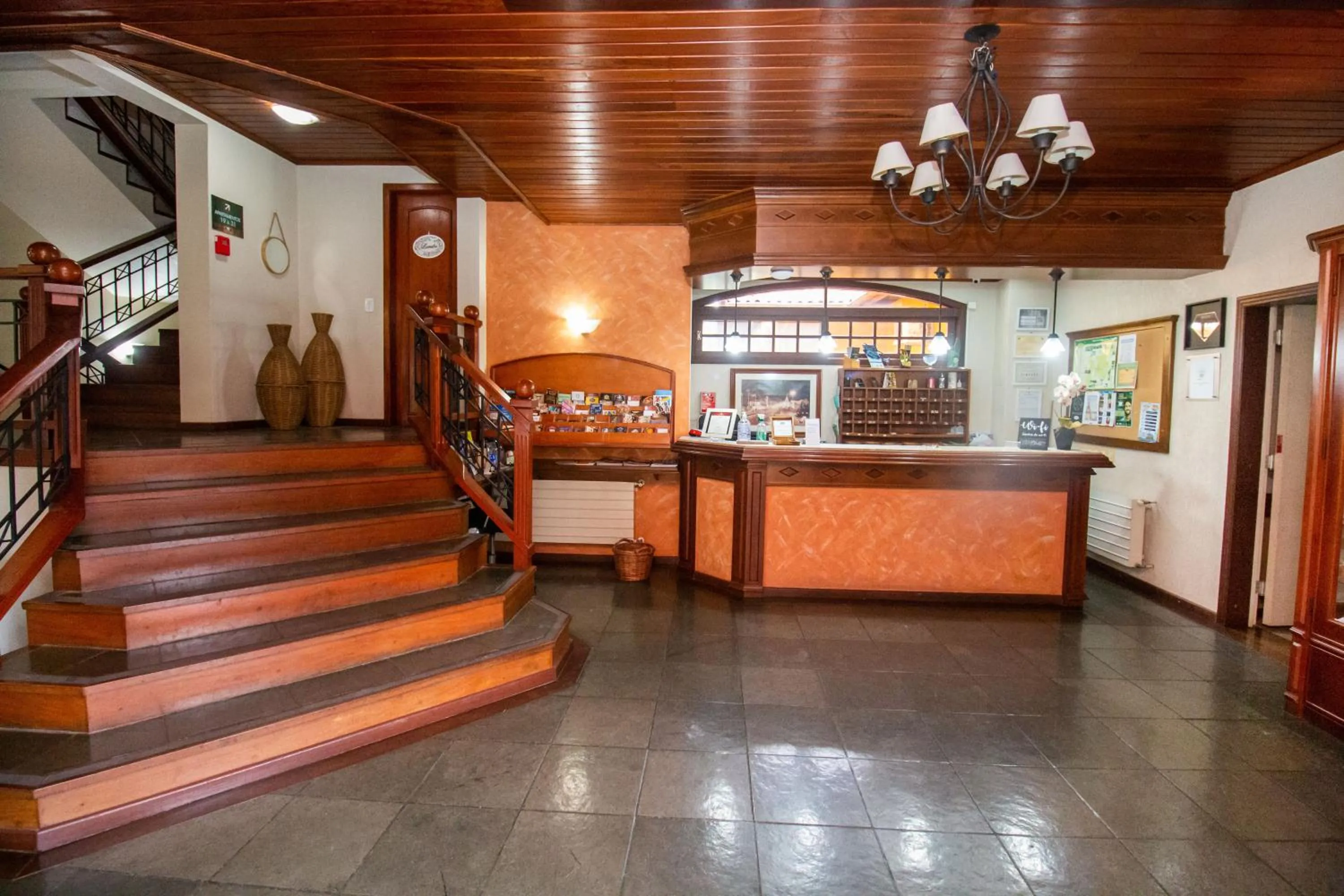 Lobby or reception in Hotel Pousada do Bosque