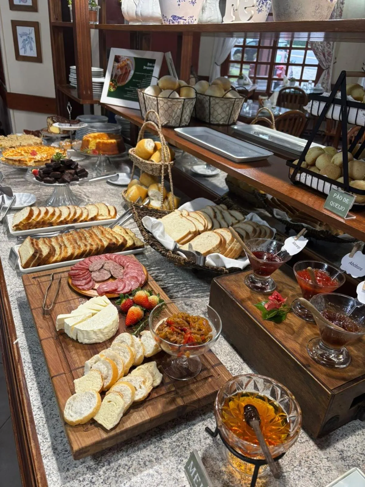 Breakfast in Hotel Pousada do Bosque