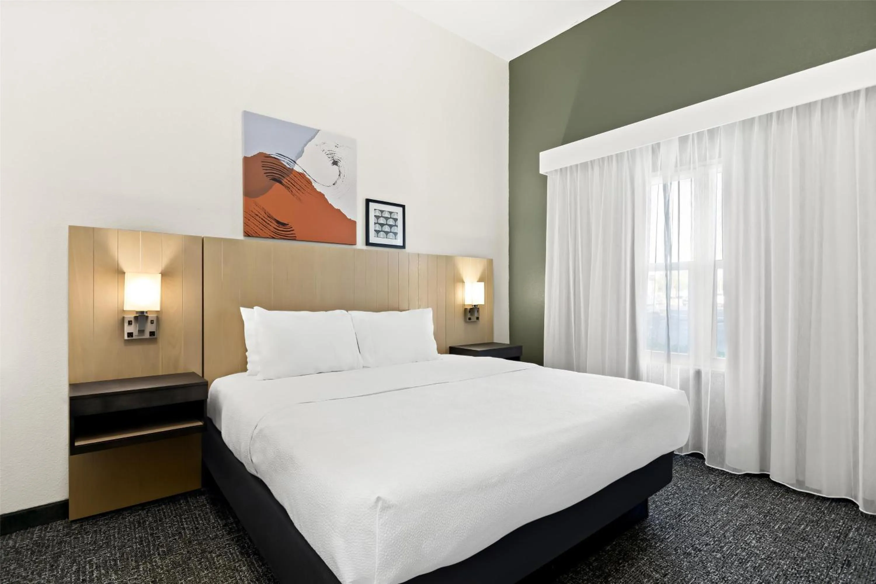 Bed in Spark by Hilton Panama City Beach