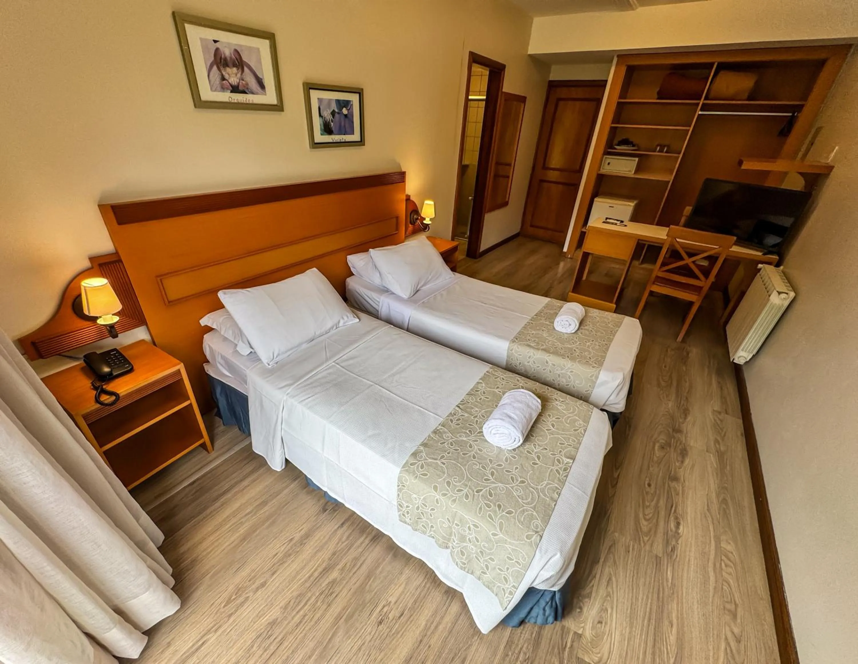 Bed in Hotel Tissiani Canela