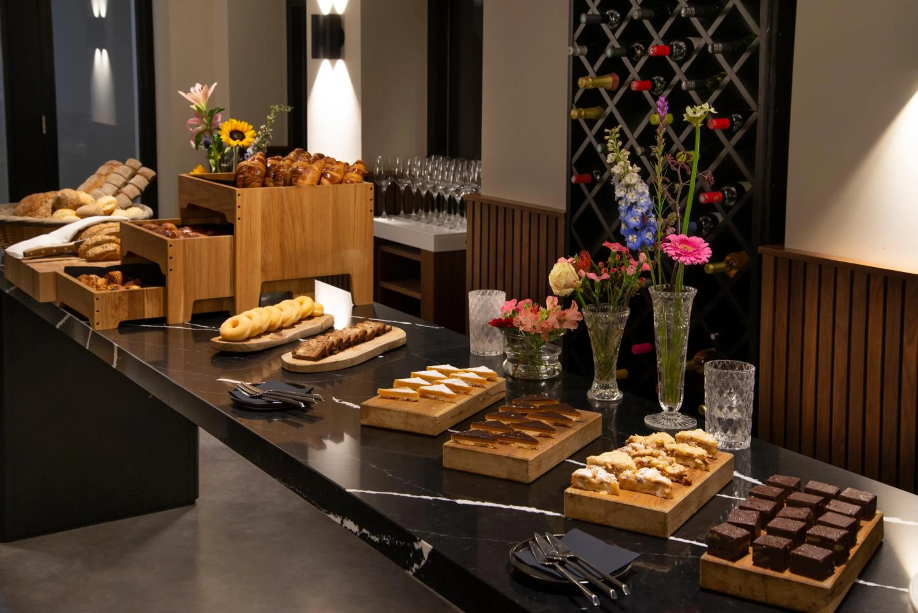 Buffet breakfast in Pestana Amsterdam Riverside