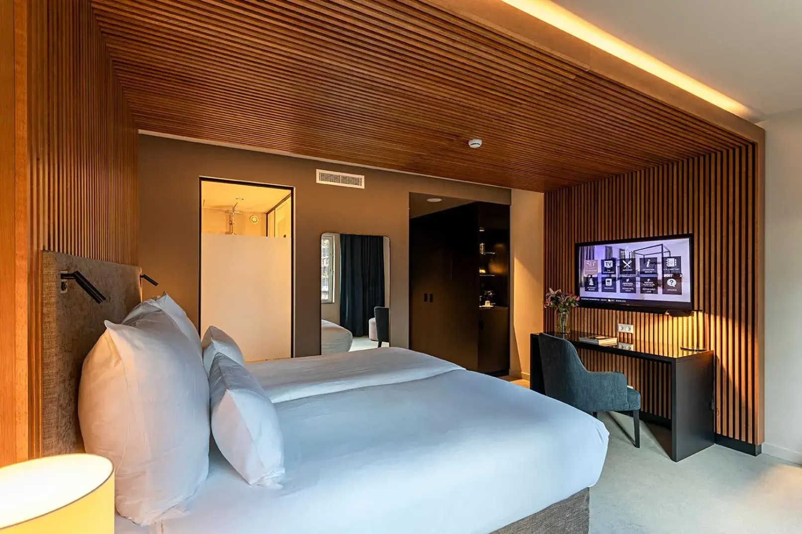 Bed in Pestana Amsterdam Riverside Bed in Pestana Amsterdam Riverside