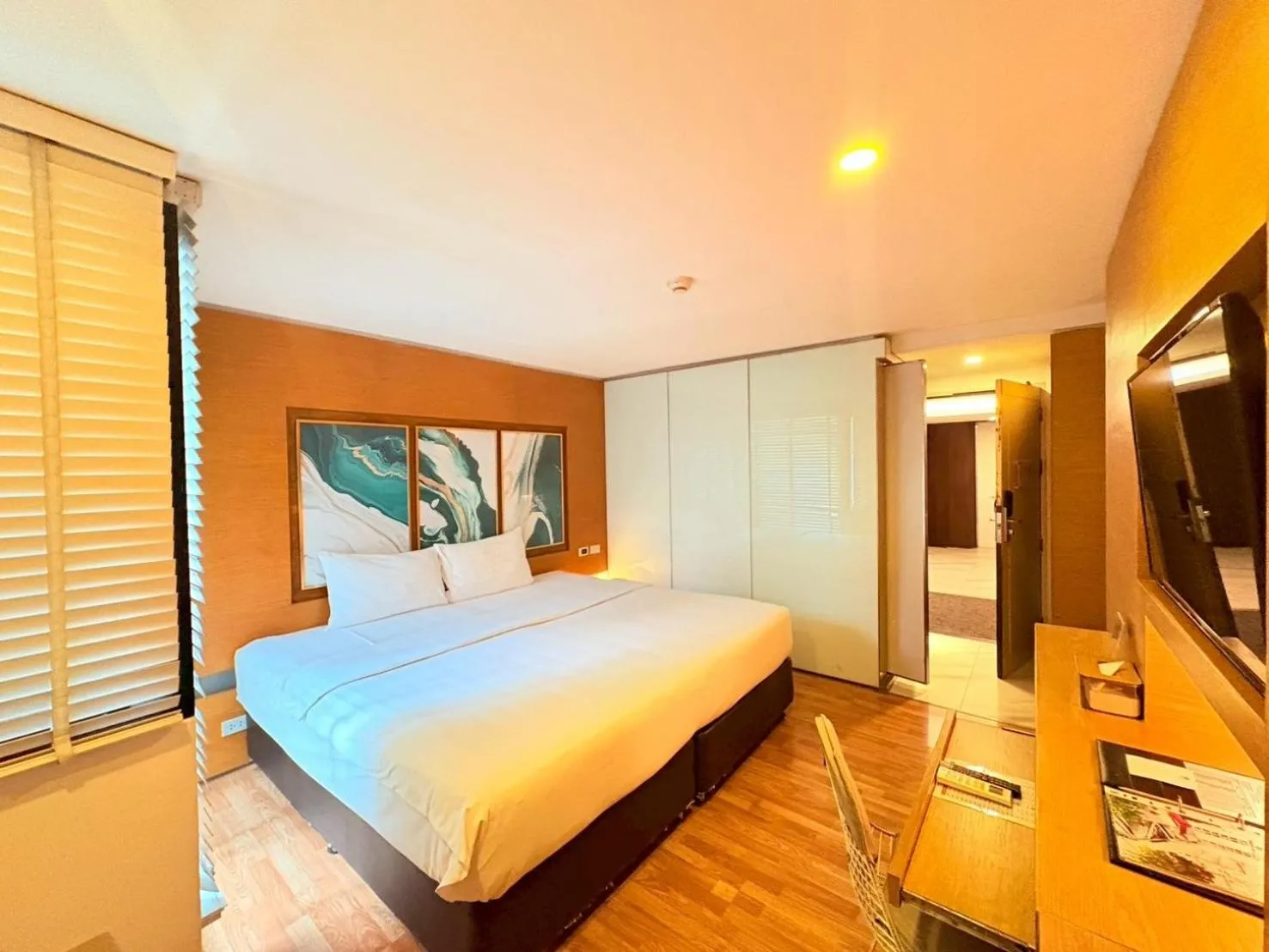 Bed in I Residence Hotel Silom